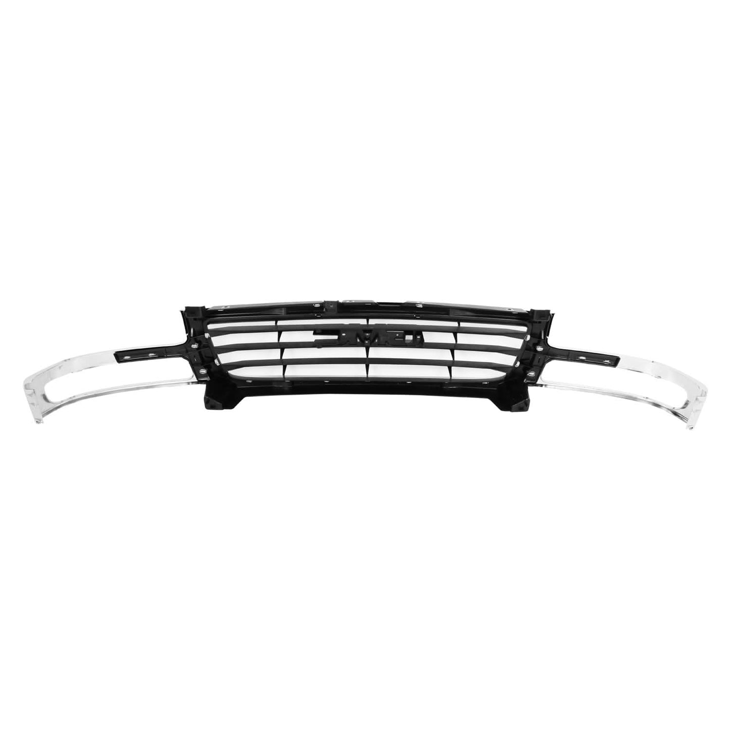 03-06 GMC Sierra 1500/2500 Black Chrome Grille Assembly