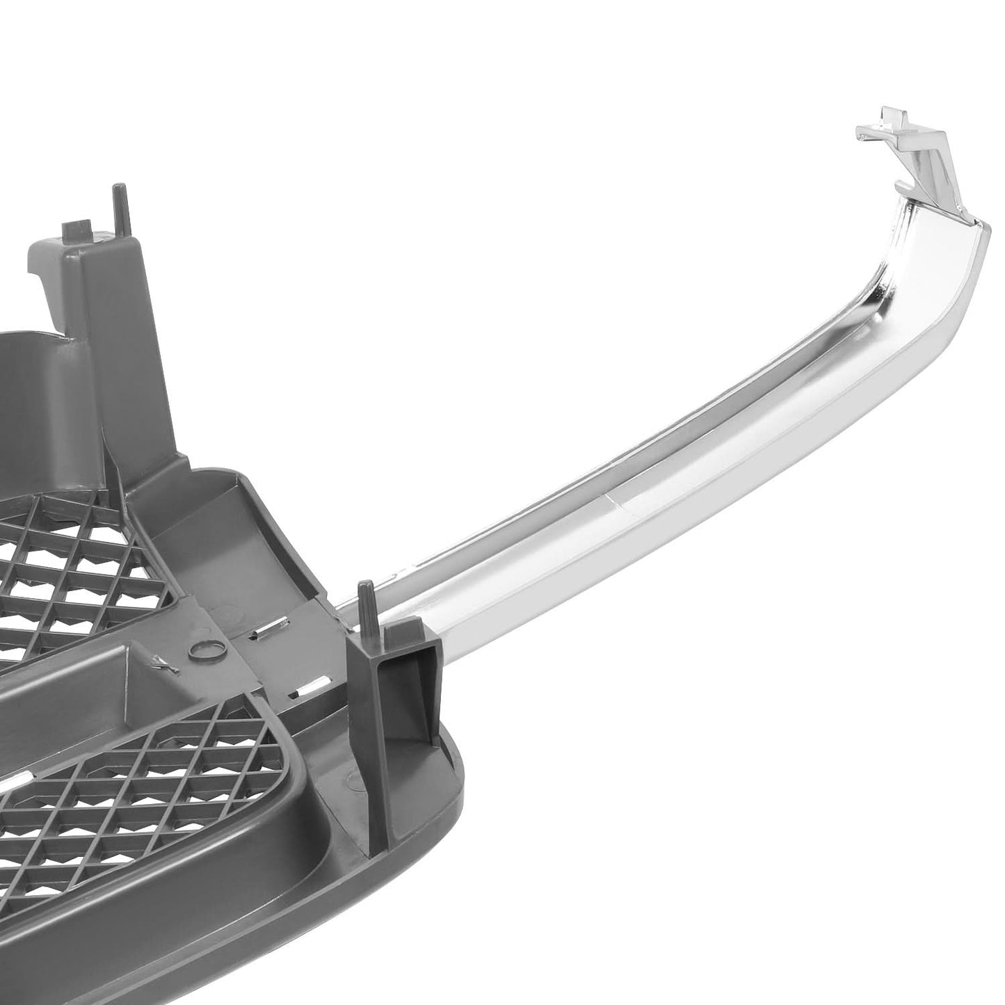 2003-2005 Chevrolet Silverado OE Style Front Grille Gray w/ Chrome