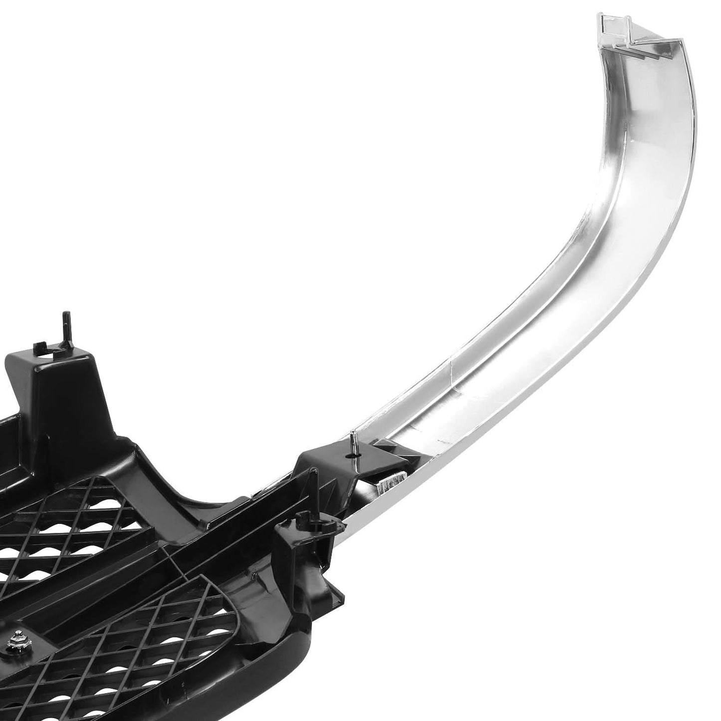 1999-2002 Chevrolet Silverado 2500HD/3500HD Chrome Black Grille