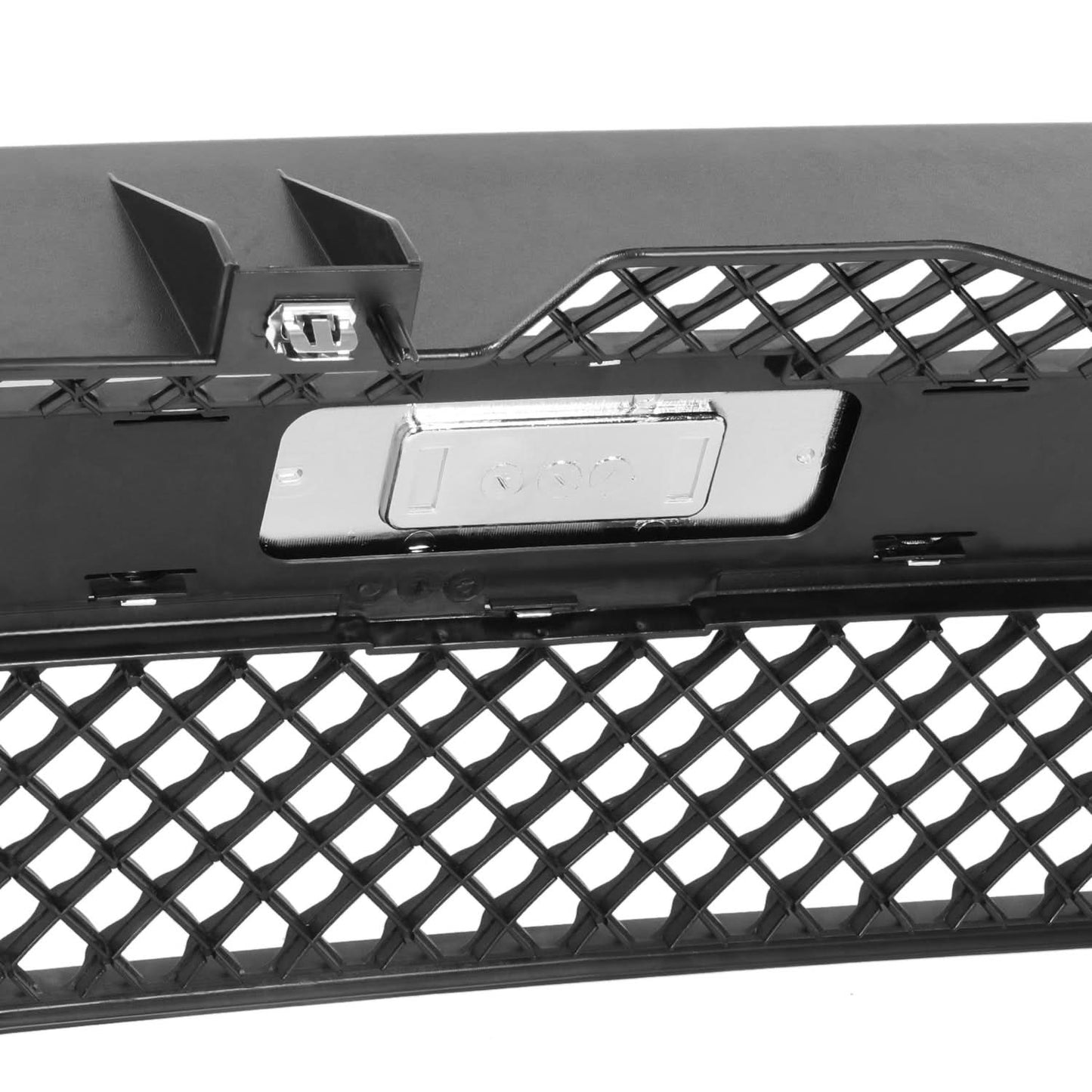 2003-2022 GMC Express/Savana Dark Gray Grille with Chrome Molding