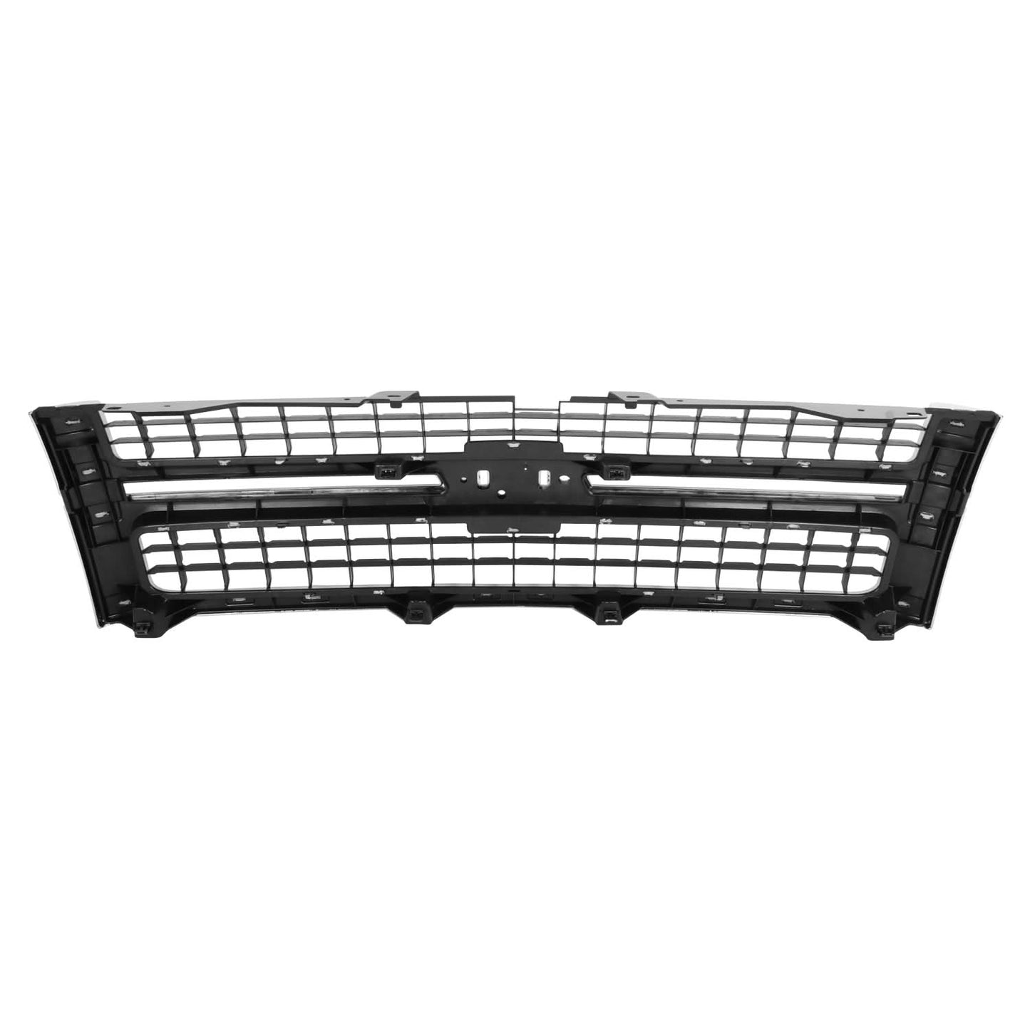 2007-2013 Chevrolet Silverado Front Grille Assembly Matte Black Chrome