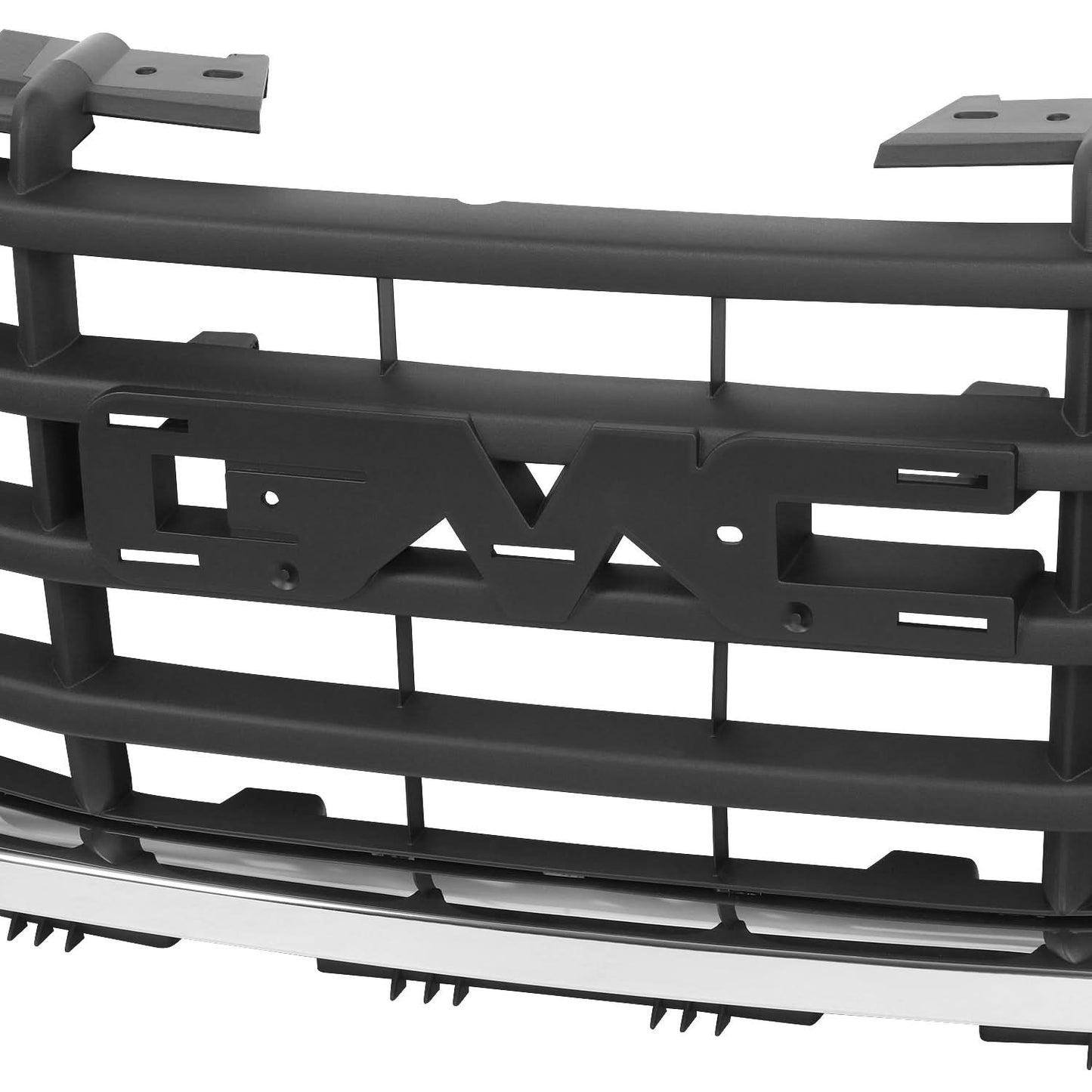 2007-2011 GMC Sierra Dark Gray Grille w/ Chrome Frame