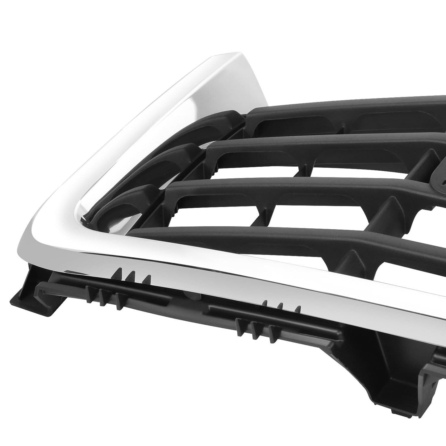 2007-2011 GMC Sierra Dark Gray Grille w/ Chrome Frame