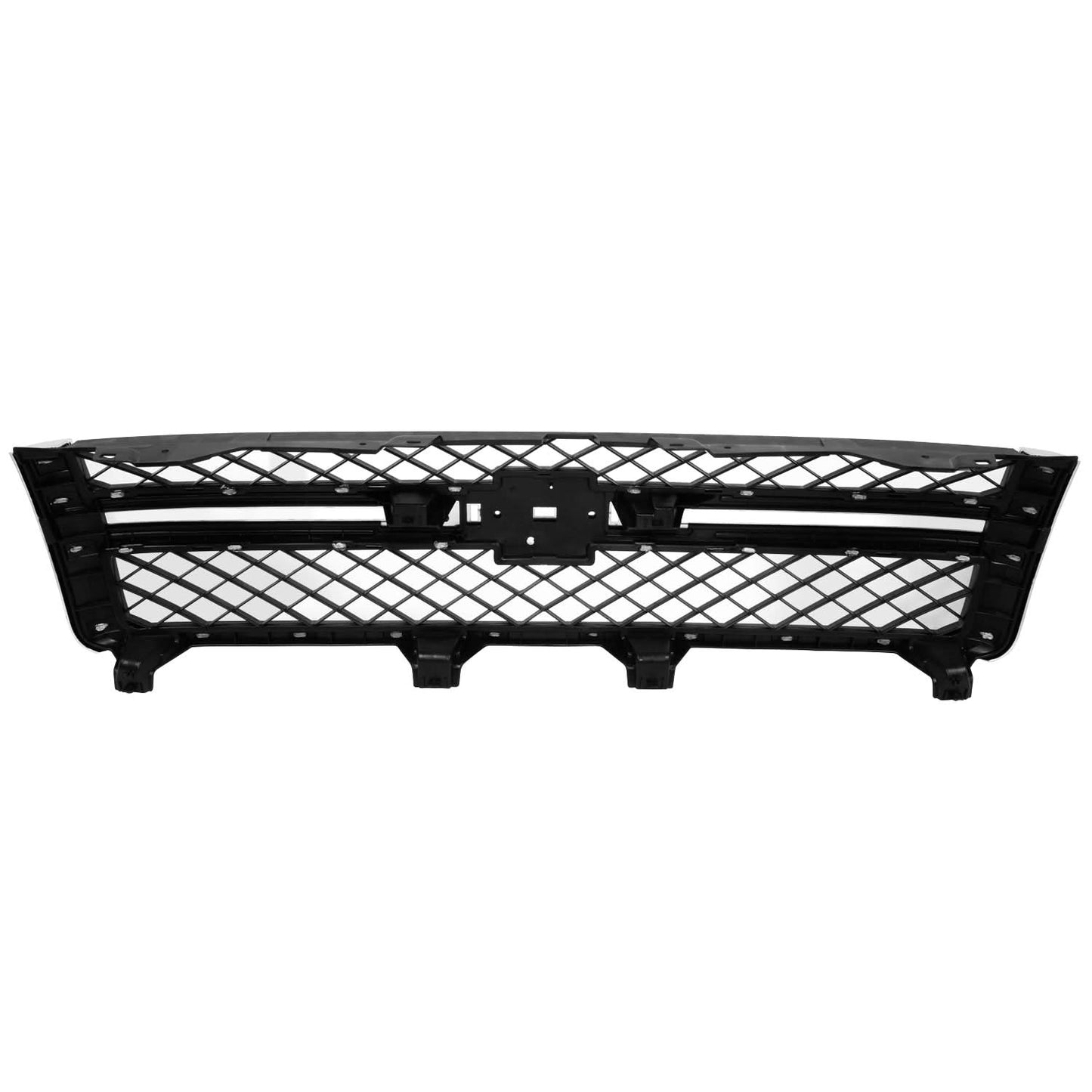 2007-2013 Chevrolet Silverado Dark Gray Chrome Frame Grille