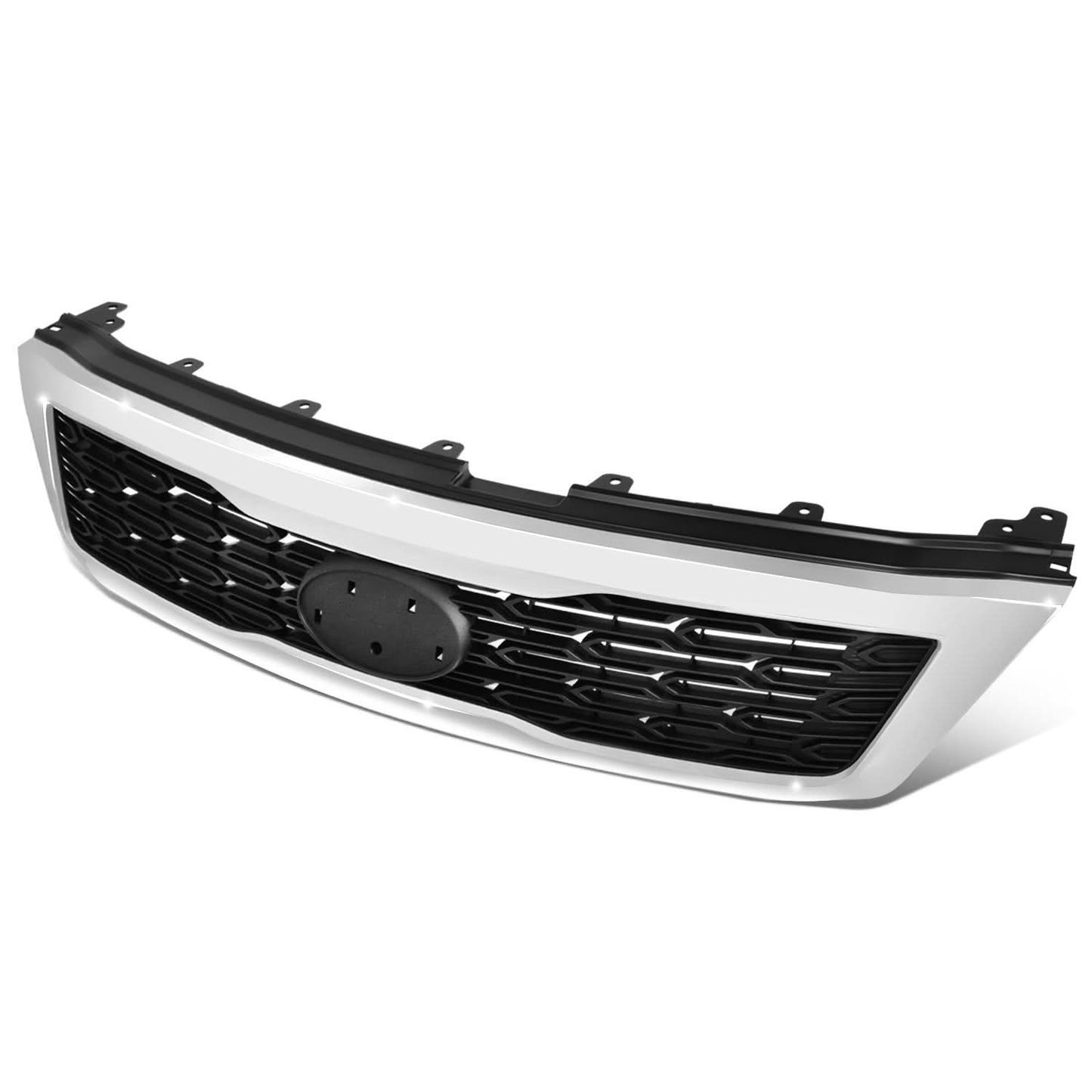2006-2014 Ford KA Sedna Style Front Grille Chrome Black
