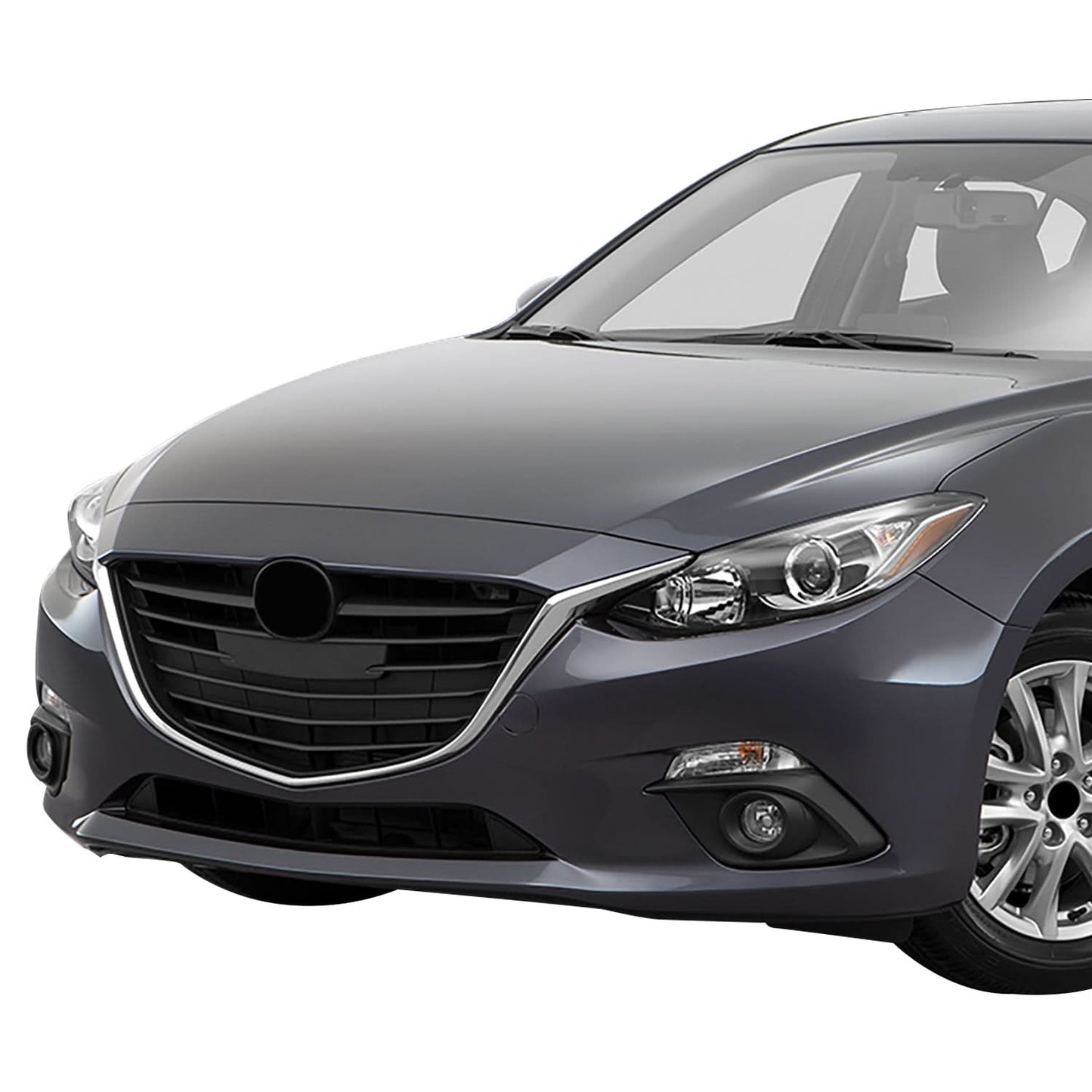 2014-2018 Mazda 3 OE Style Front Grille Textured Black