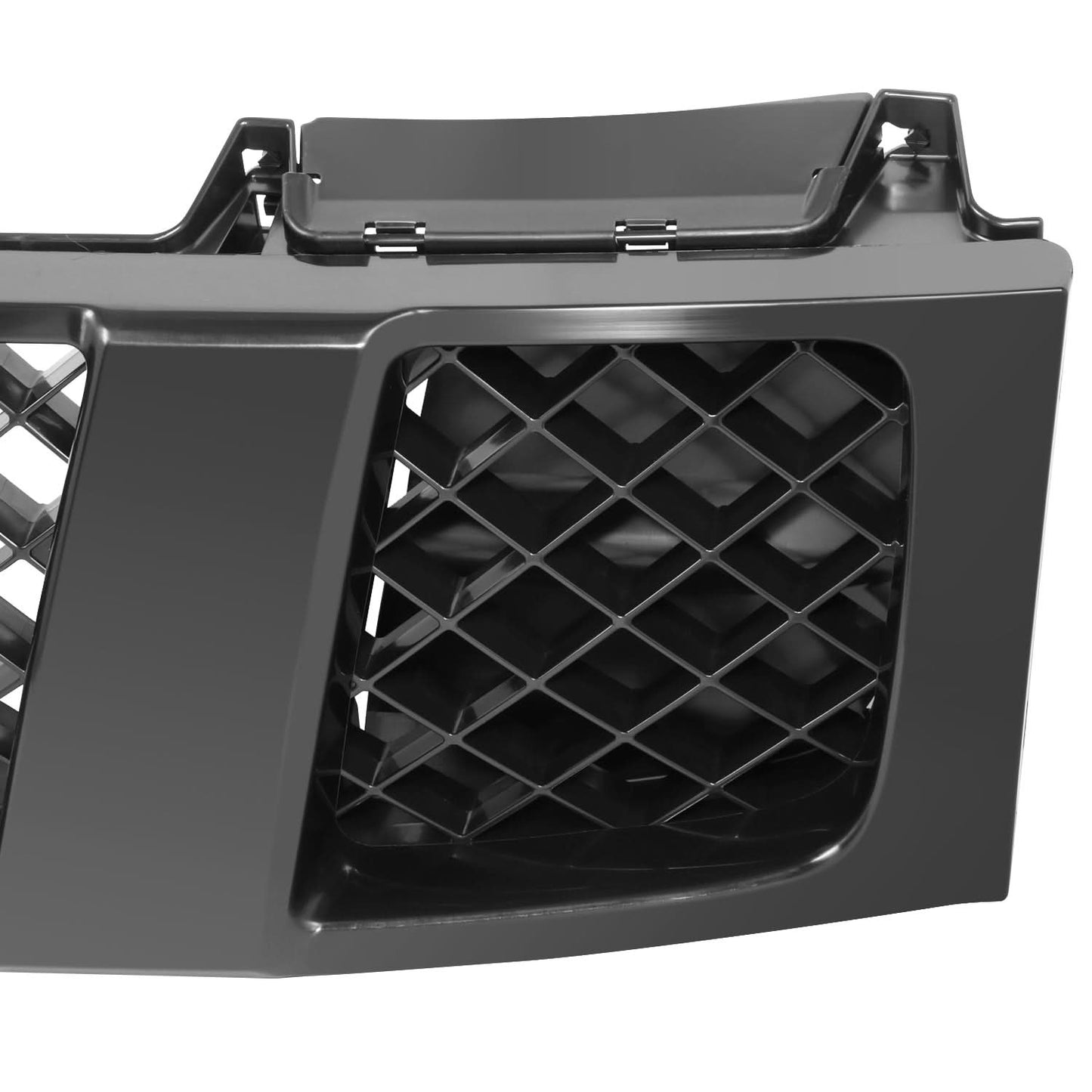 2004-2015 Nissan Titan/Armada Black Front Grille Assembly