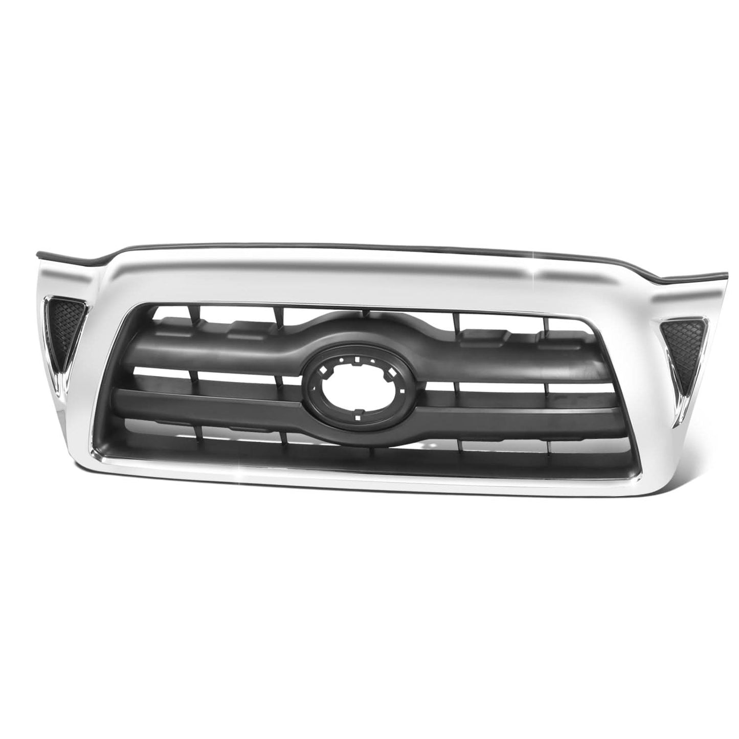 2005-2011 Toyota Tacoma Front Grille Matte Black Chrome Frame