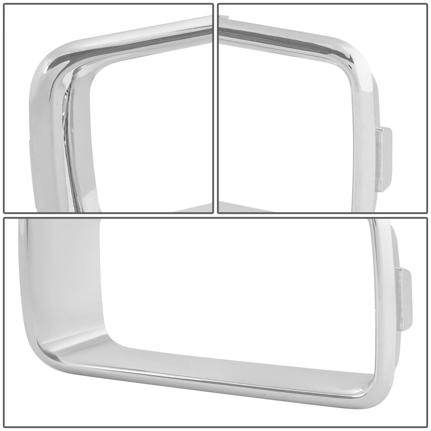 2011+ Jeep Compass Chrome Grille Trim Molding 7-Piece Kit