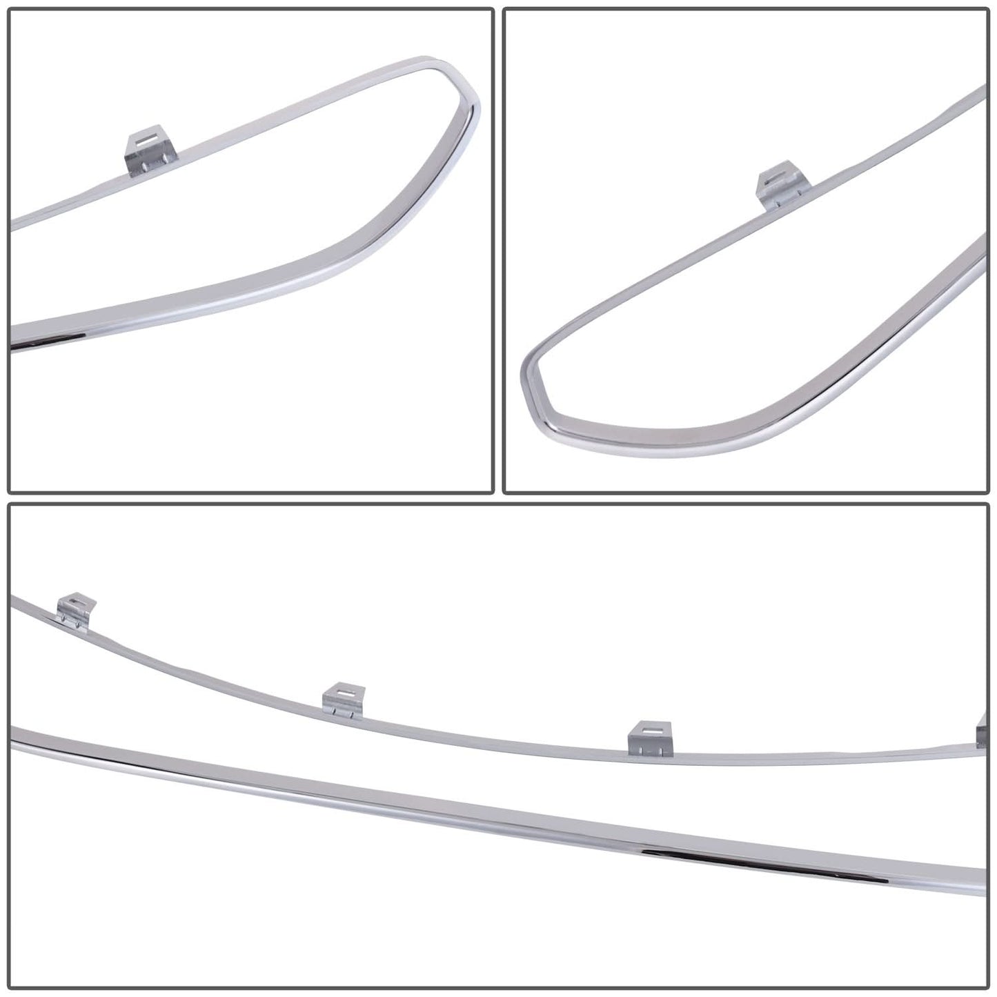 2010-2012 Ford Fusion Front Bumper Grille Molding Chrome Trim