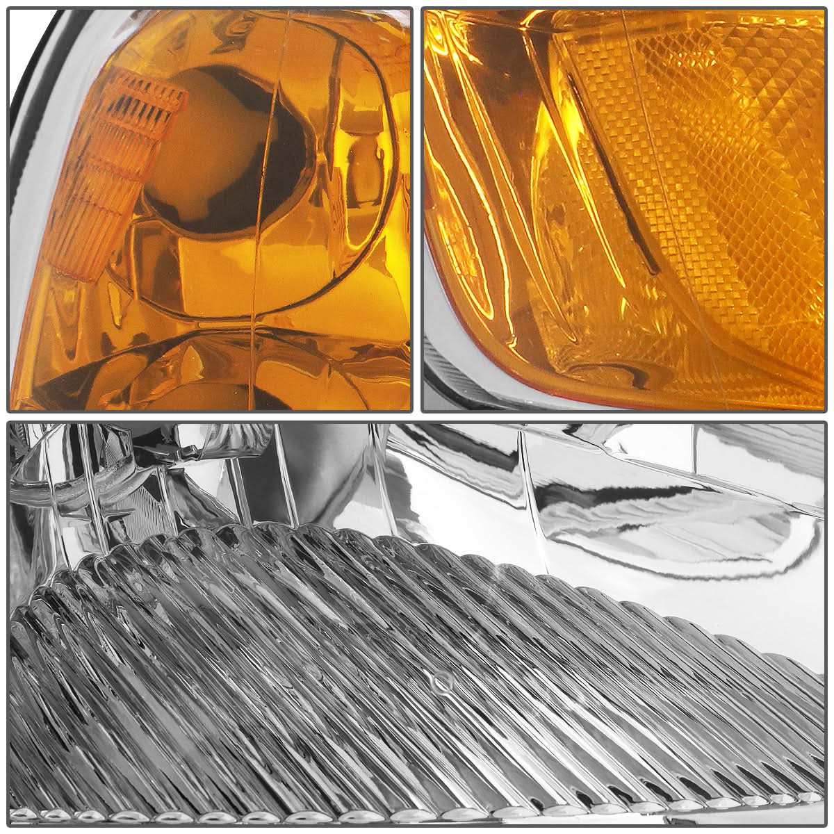 2001-2003 Honda Civic OE Style Right Headlight - H4 Bulb Type