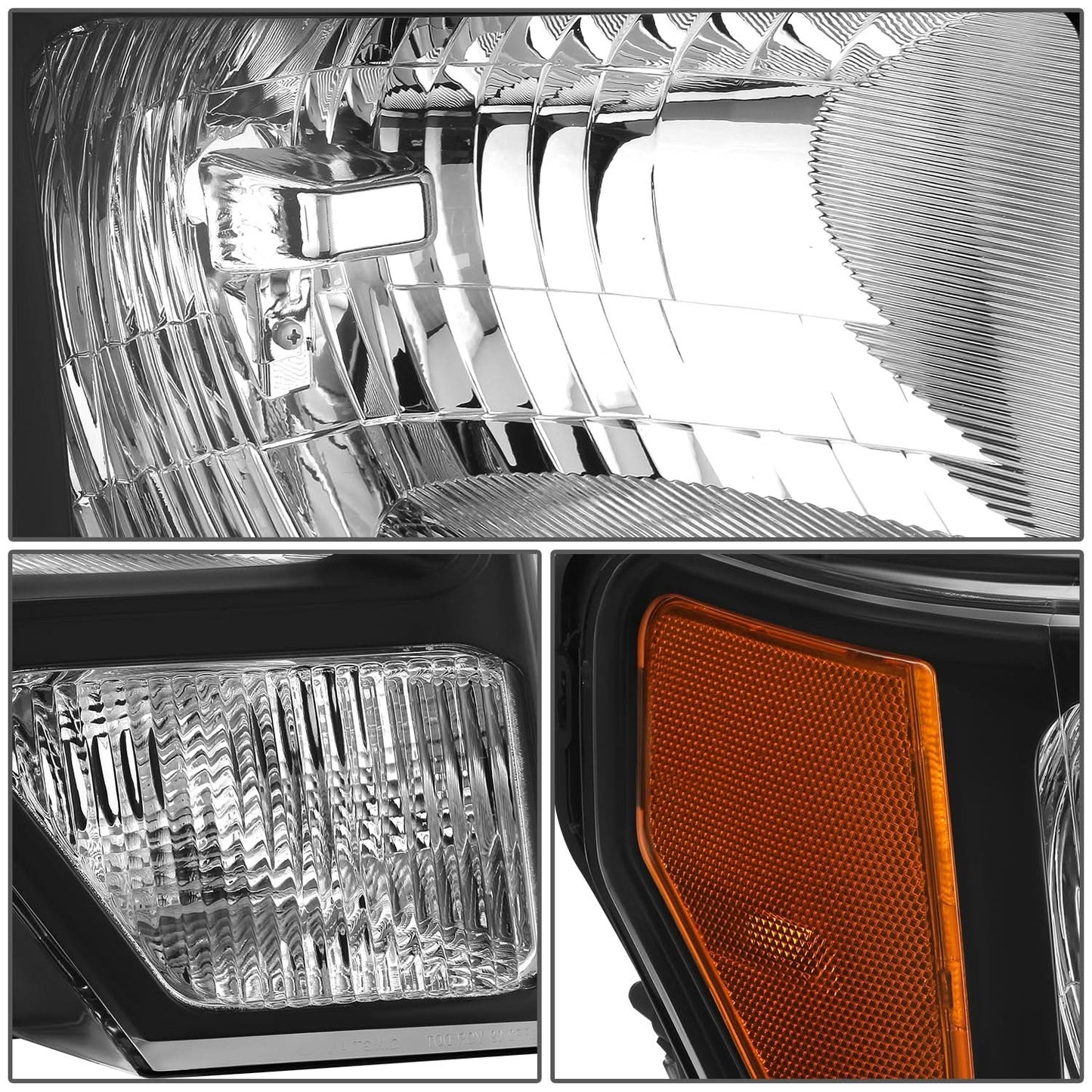 2010-2014 Ford F-150 OE Style Right Headlight - Black Housing
