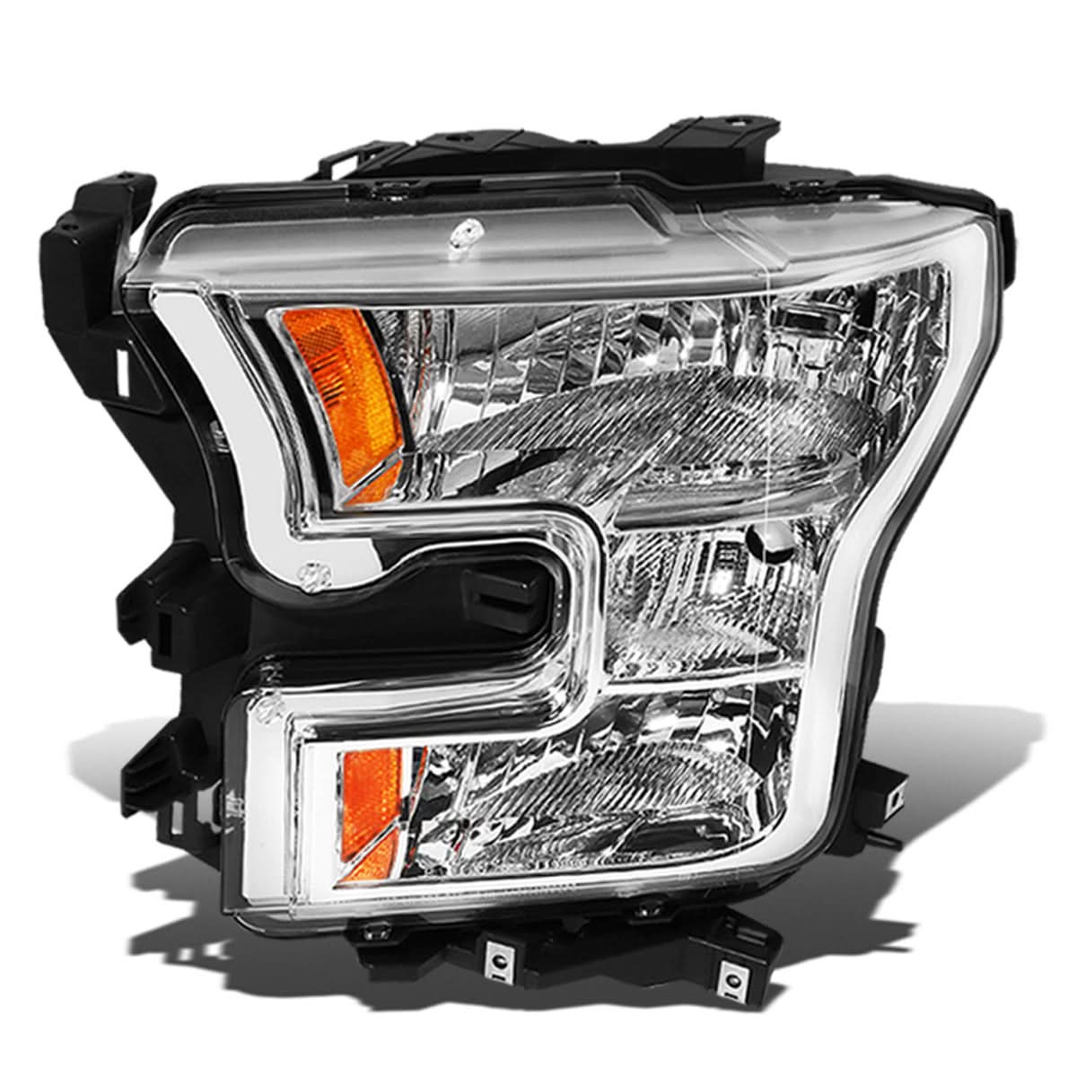 2015-2017 Ford F-150 OE Style Chrome Headlights Left Side
