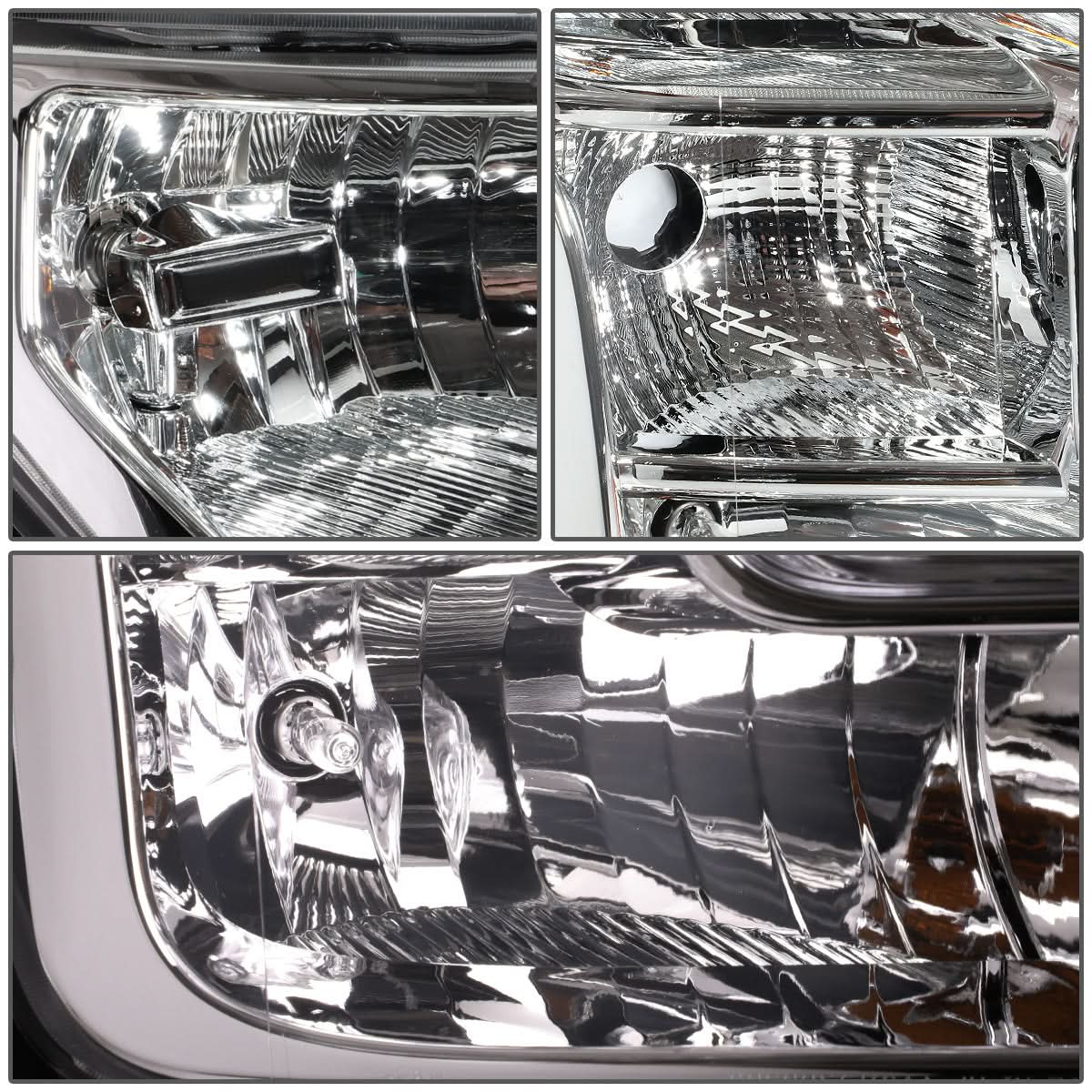 2015-2017 Ford F-150 OE Style Right Headlight - Chrome Housing