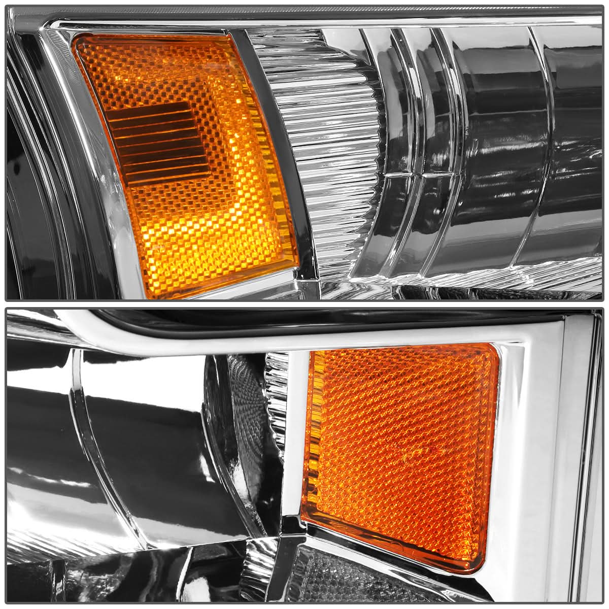 2015-2017 Ford F-150 OE Style Right Headlight - Chrome Housing