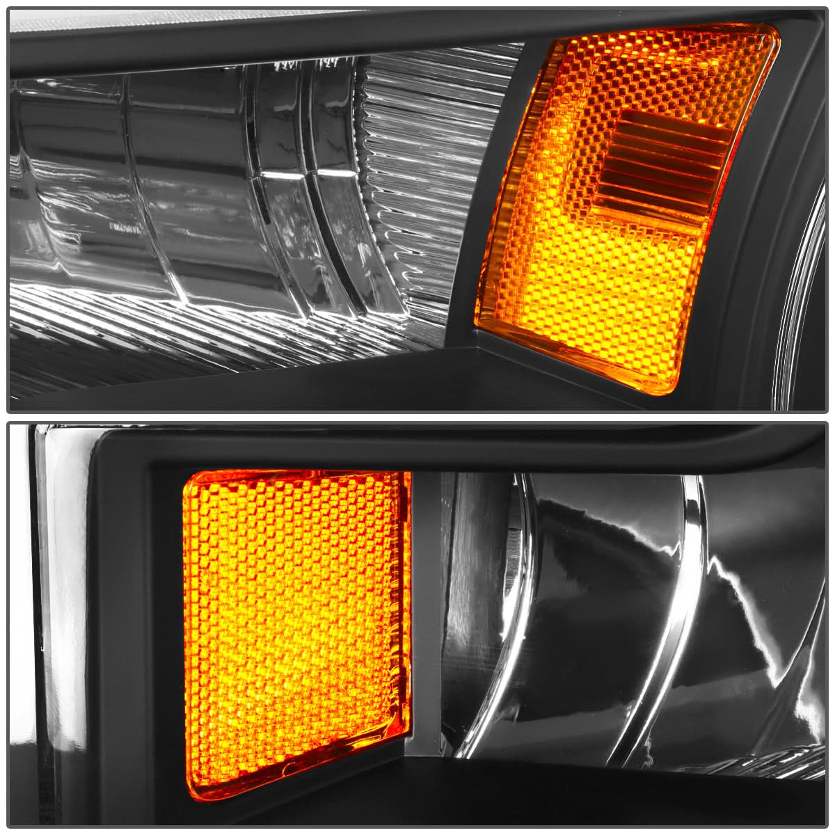 2015-2017 Ford F-150 OE Style Left Headlight Black Housing