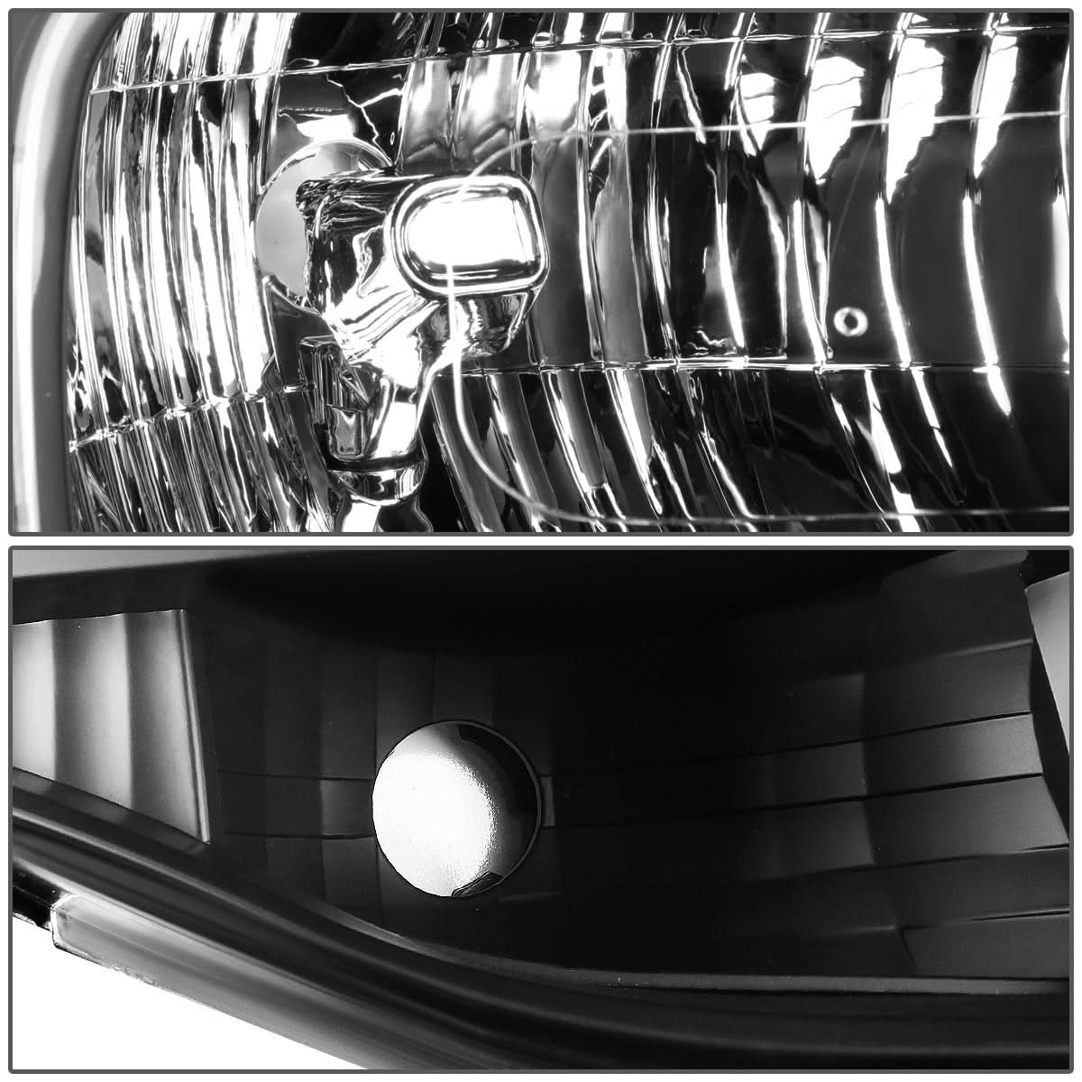 2007-2014 Ford Expedition OE Style Right Headlight - Black Housing