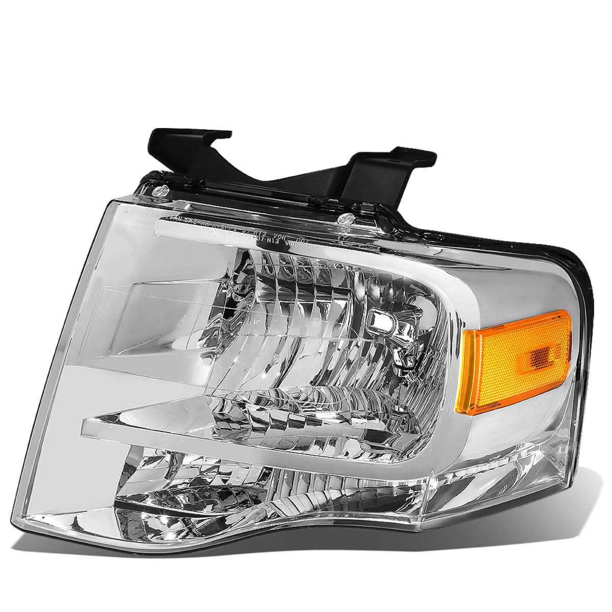 2007-2014 Ford Expedition OE Style Left Headlight Chrome Housing