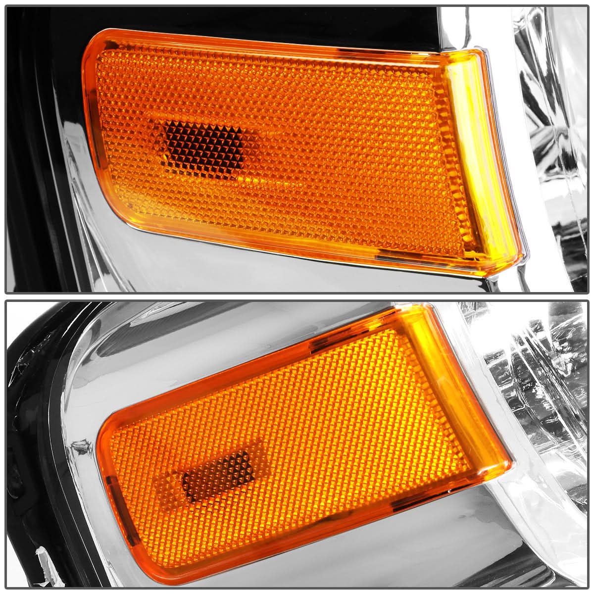 2007-2014 Ford Expedition OE Style Right Headlight - Chrome Housing