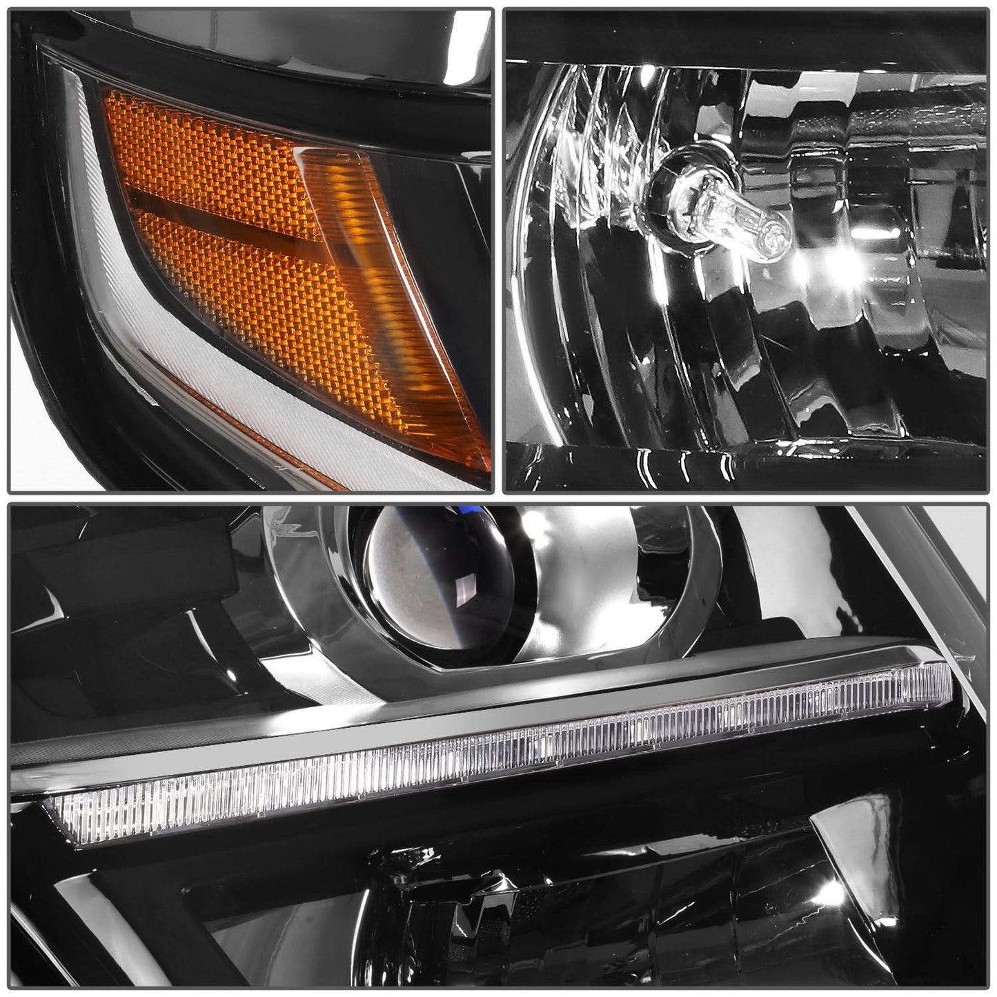 15-20 Chevrolet Tahoe / Suburban OE Style Right Headlight - Black