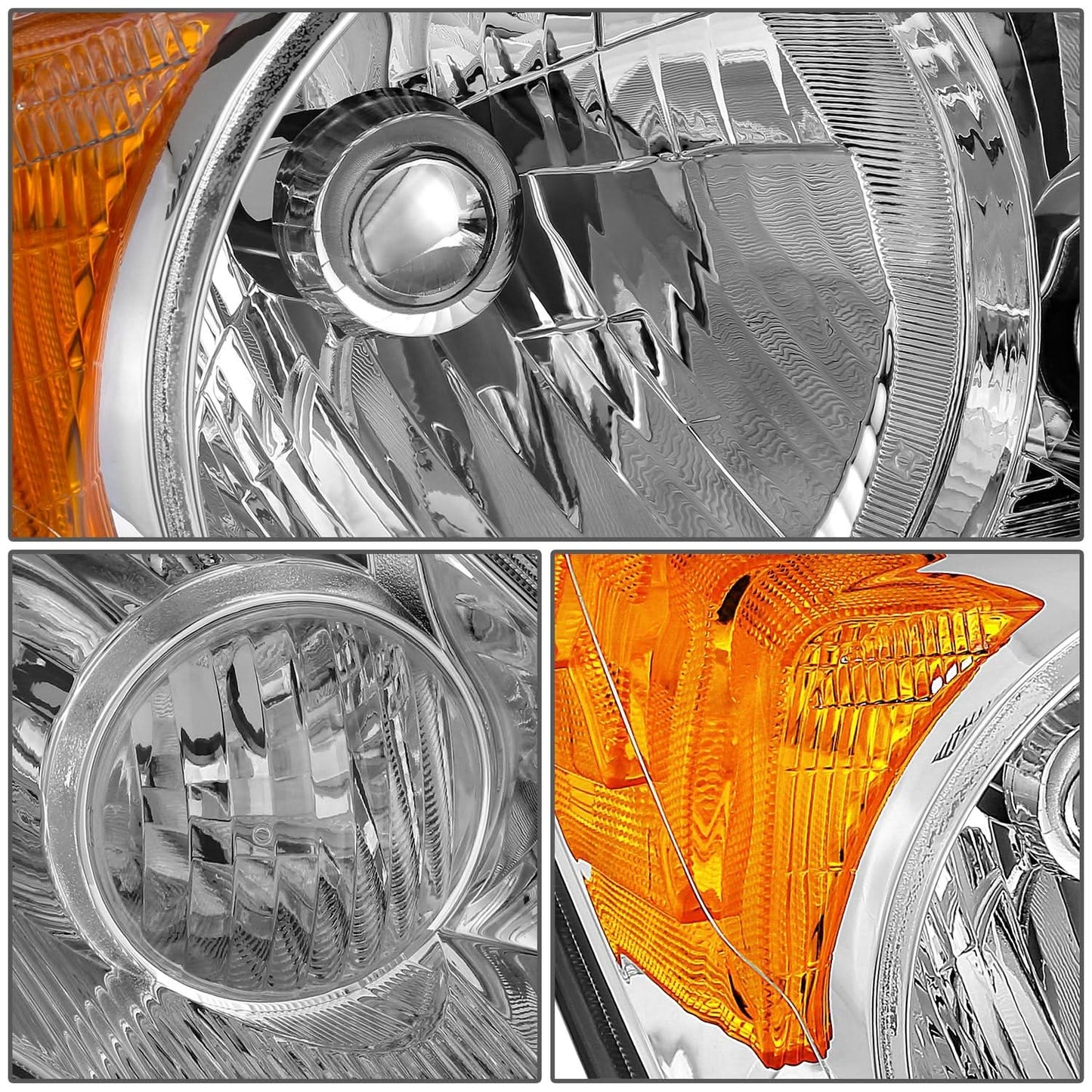2007-2011 Honda CR-V OE Style Right Headlight - Chrome Housing
