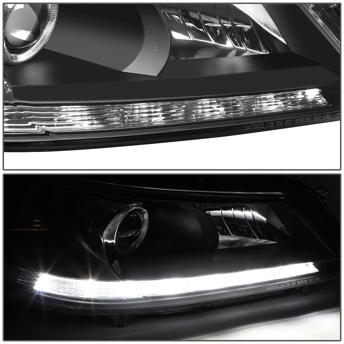 2013-2015 Honda Accord OE Style LED DRL Headlight - Right