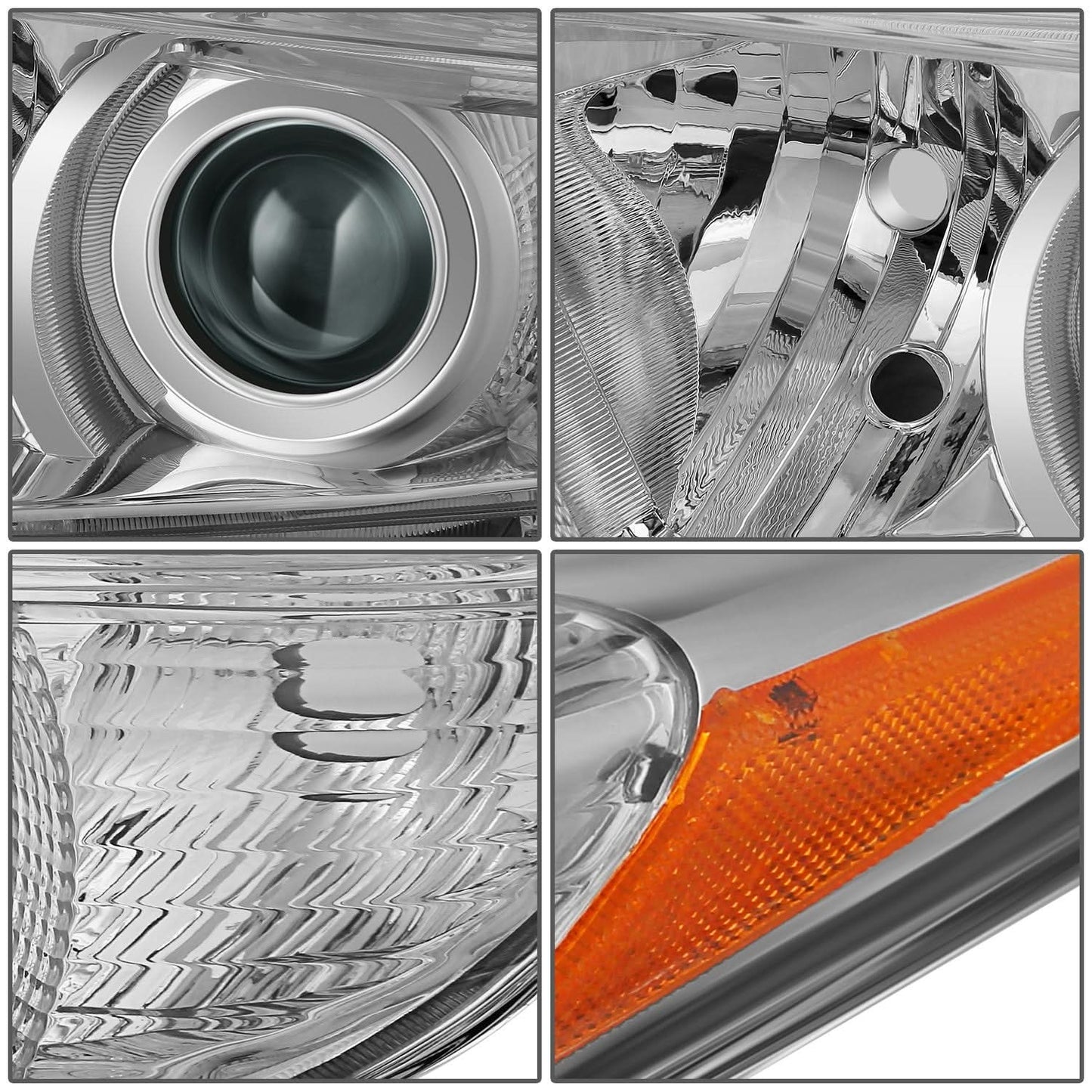 2011-2013 Toyota Highlander Projector Headlights Chrome Left