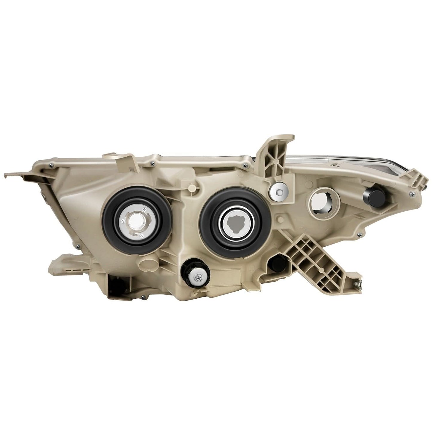 2011-2013 Toyota Highlander Projector Headlight - Right Chrome Clear