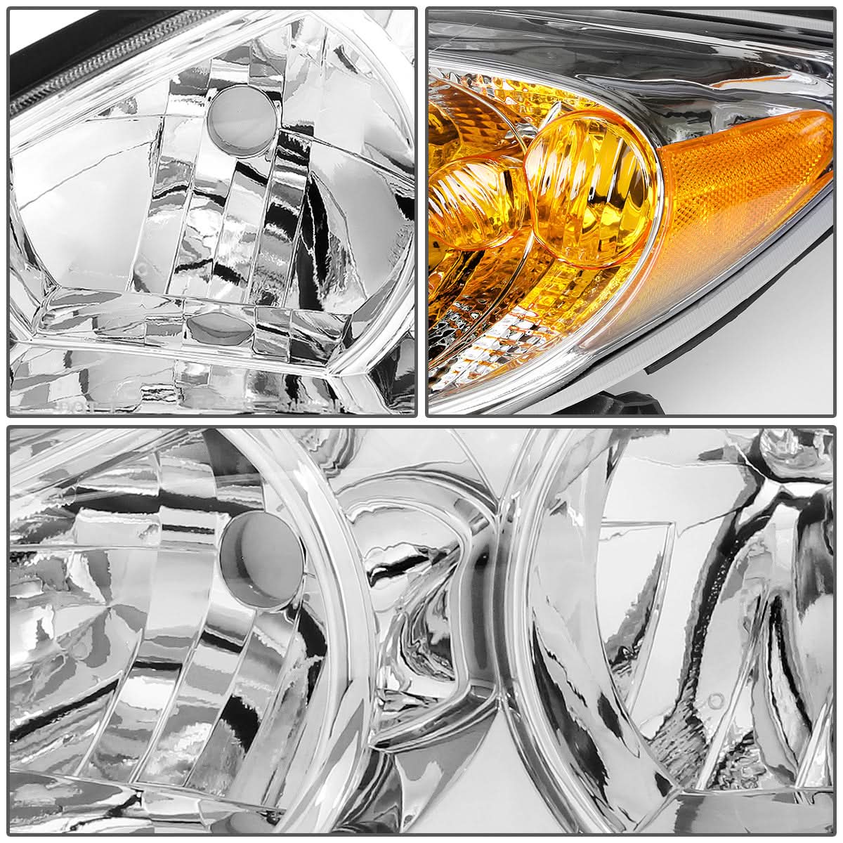 02-04 Toyota Camry OE Style Headlights Left Side 9005/9006 Bulbs
