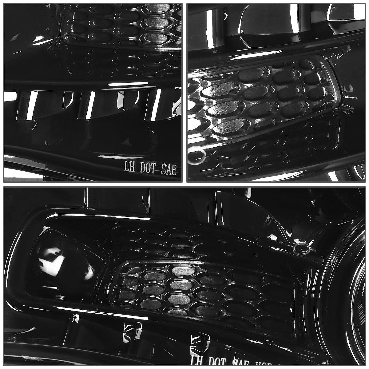 2014-2018 Jeep Cherokee OE Style Left Headlight - Black
