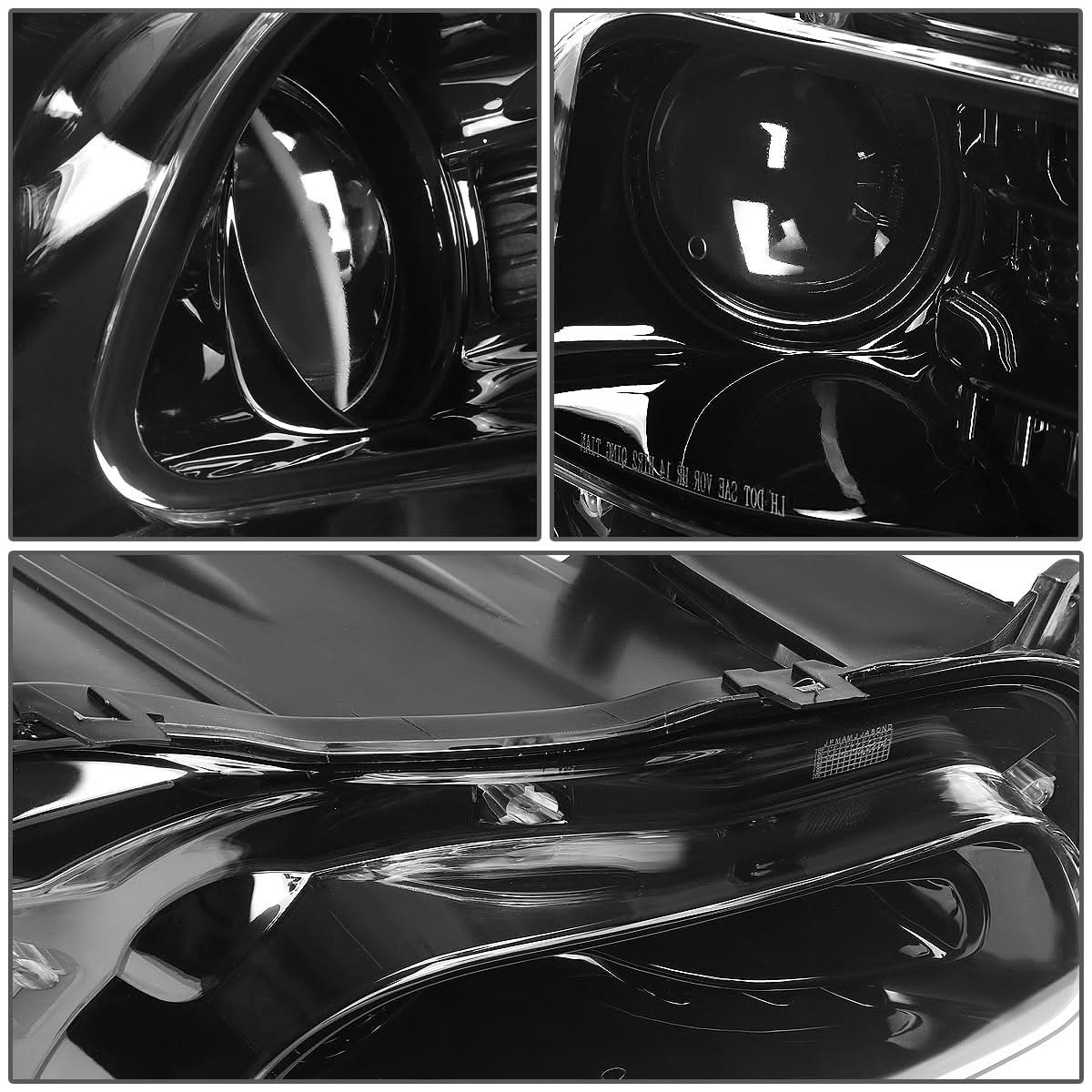 2014-2018 Jeep Cherokee OE Style Right Headlight - Black