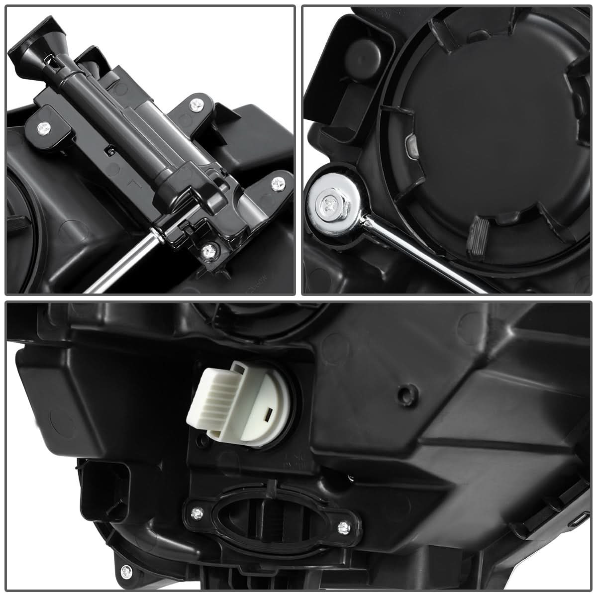 2019-2021 Hyundai Santa Fe OE Style Left Headlight - Black