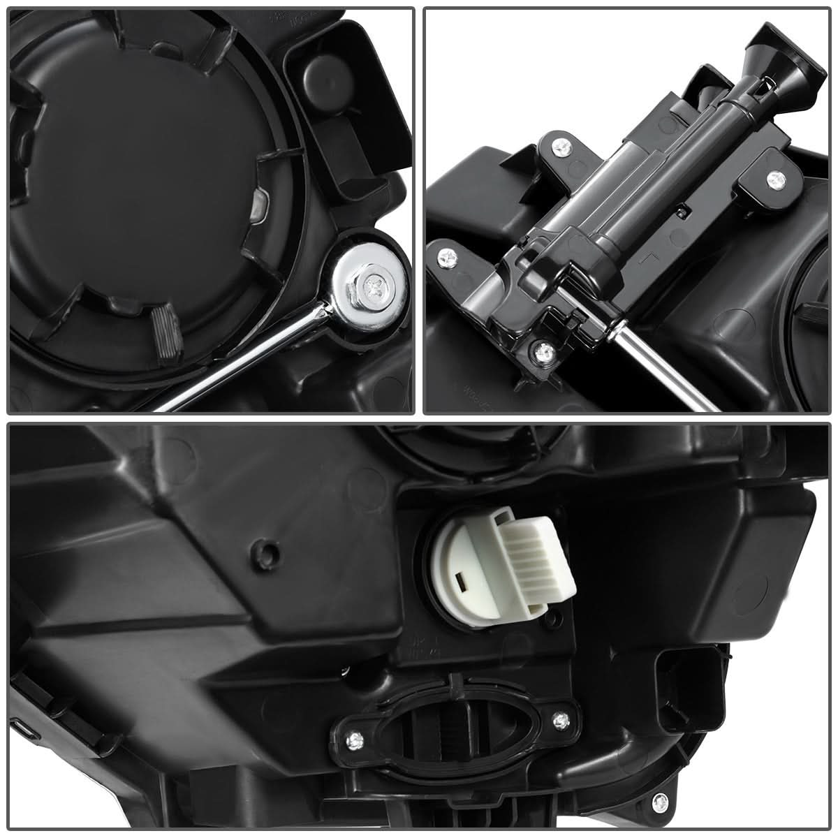 2019-2021 Hyundai Santa Fe OE Style Right Headlight - Black