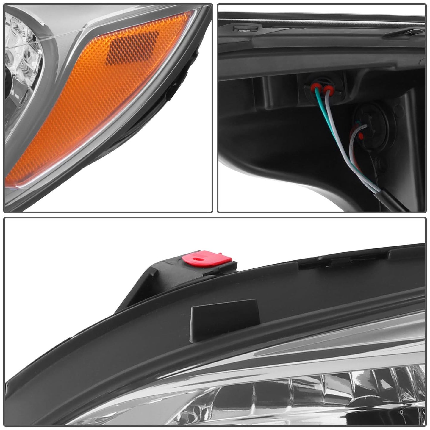 2013-2015 Chevrolet Malibu OE Style Headlights - Left Side