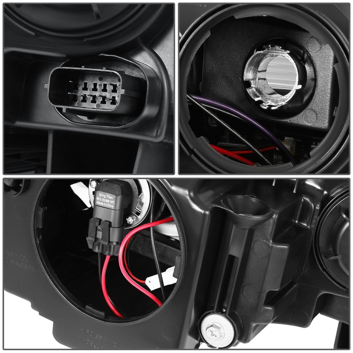 2011-2014 Chrysler 300C OE Style Left Side Headlight - Black