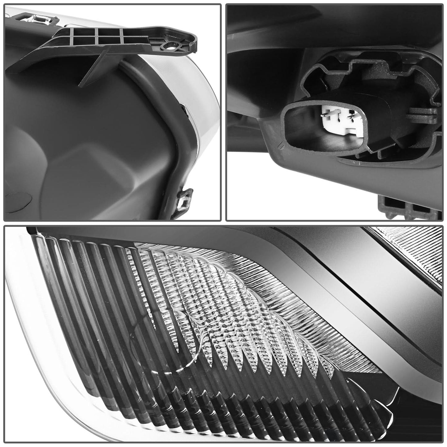 15-23 Ford Transit OE Style Black Housing Headlights - Left Side