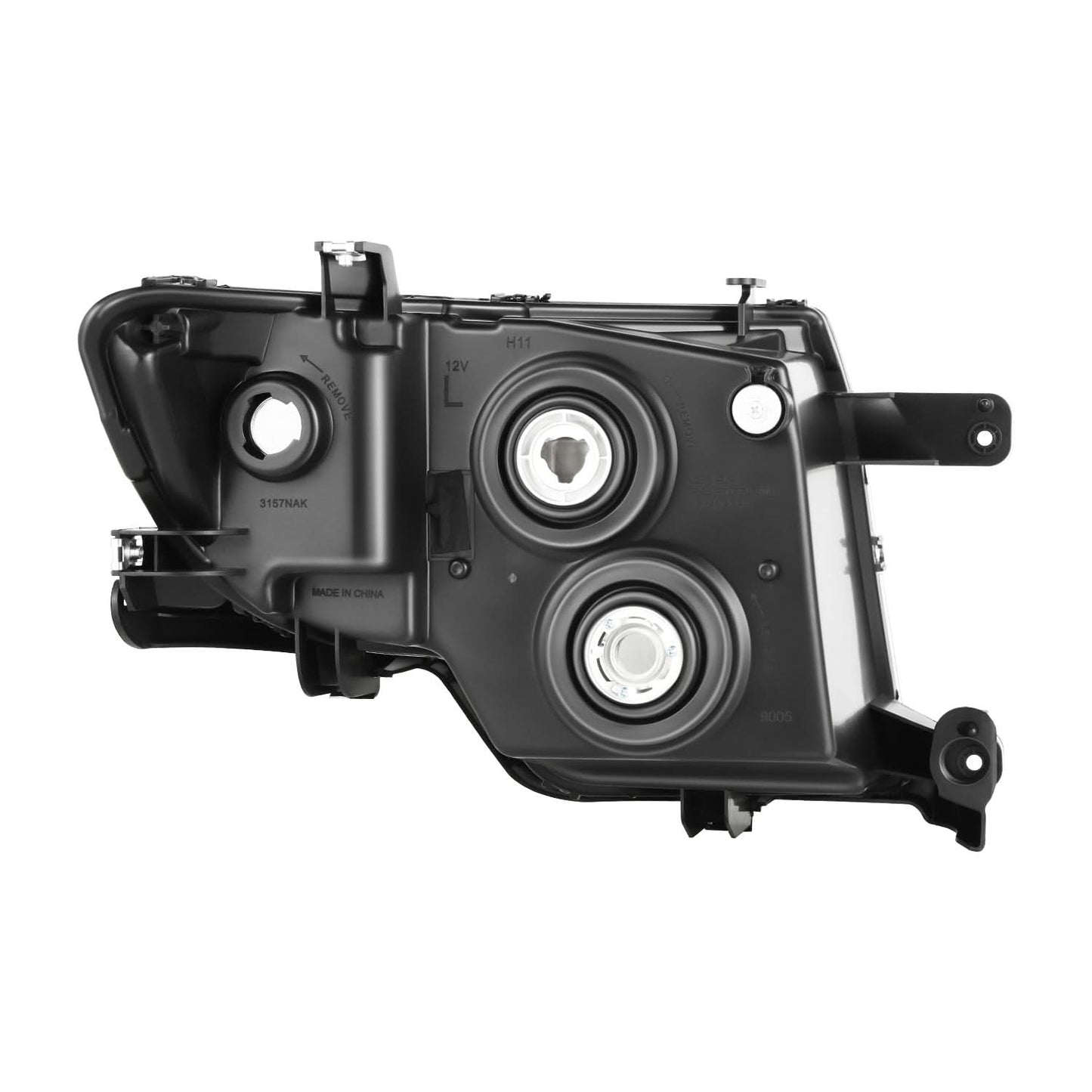 07-10 Ford Edge OE Style Black Housing Headlights - Clear Reflector