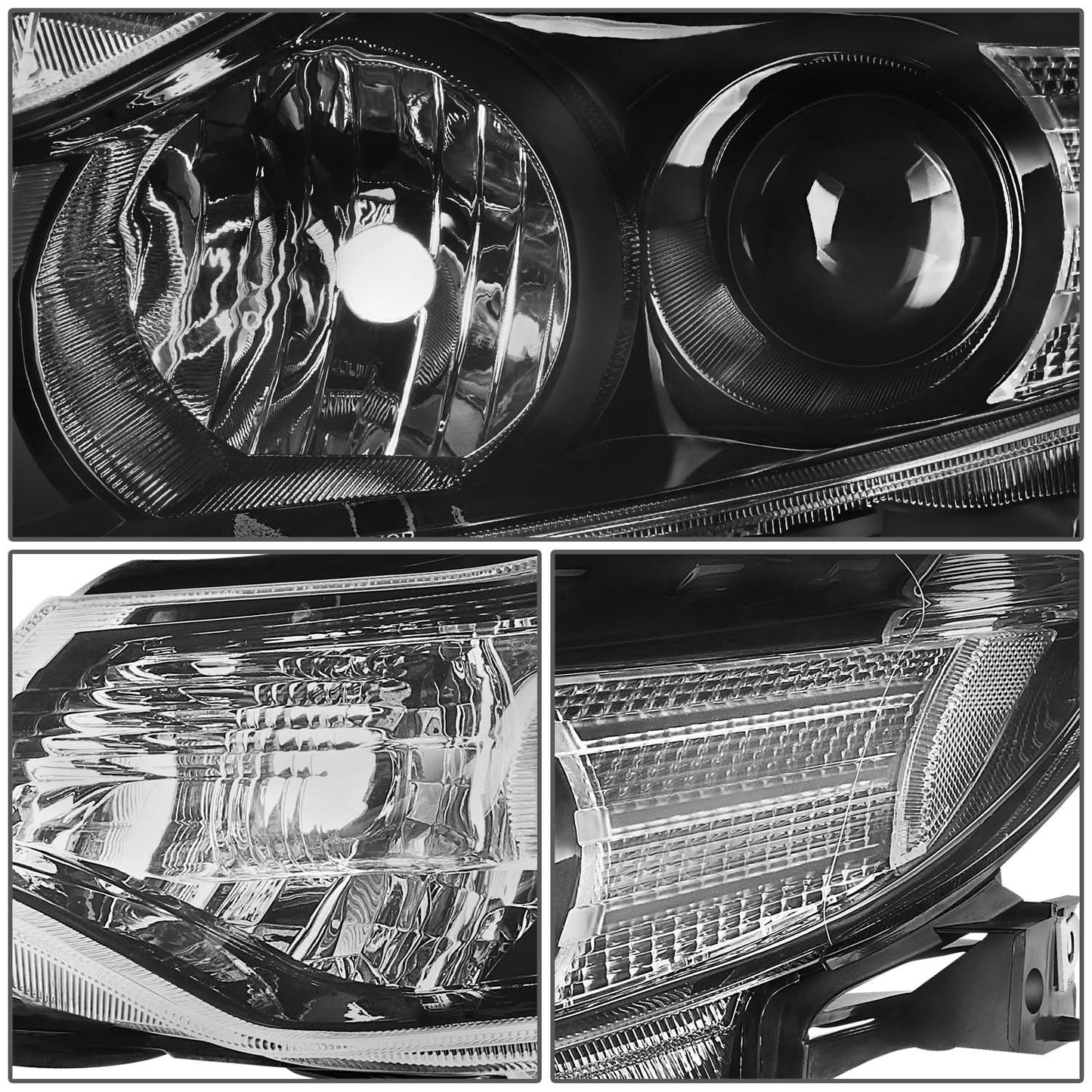 09-14 Murano OE Style Black Housing Headlights