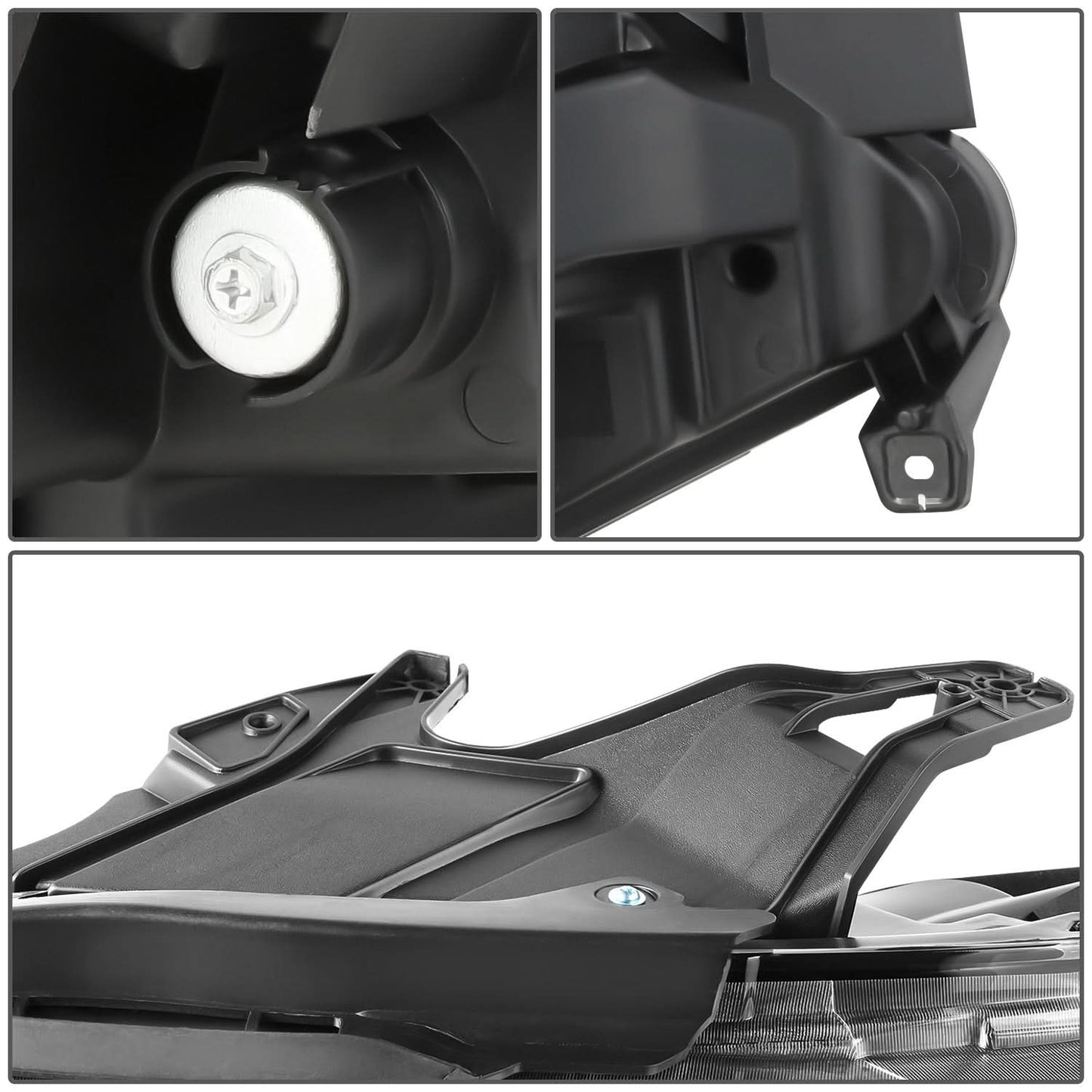 2018 Chevrolet Traverse OE Style Black Housing Clear Headlights