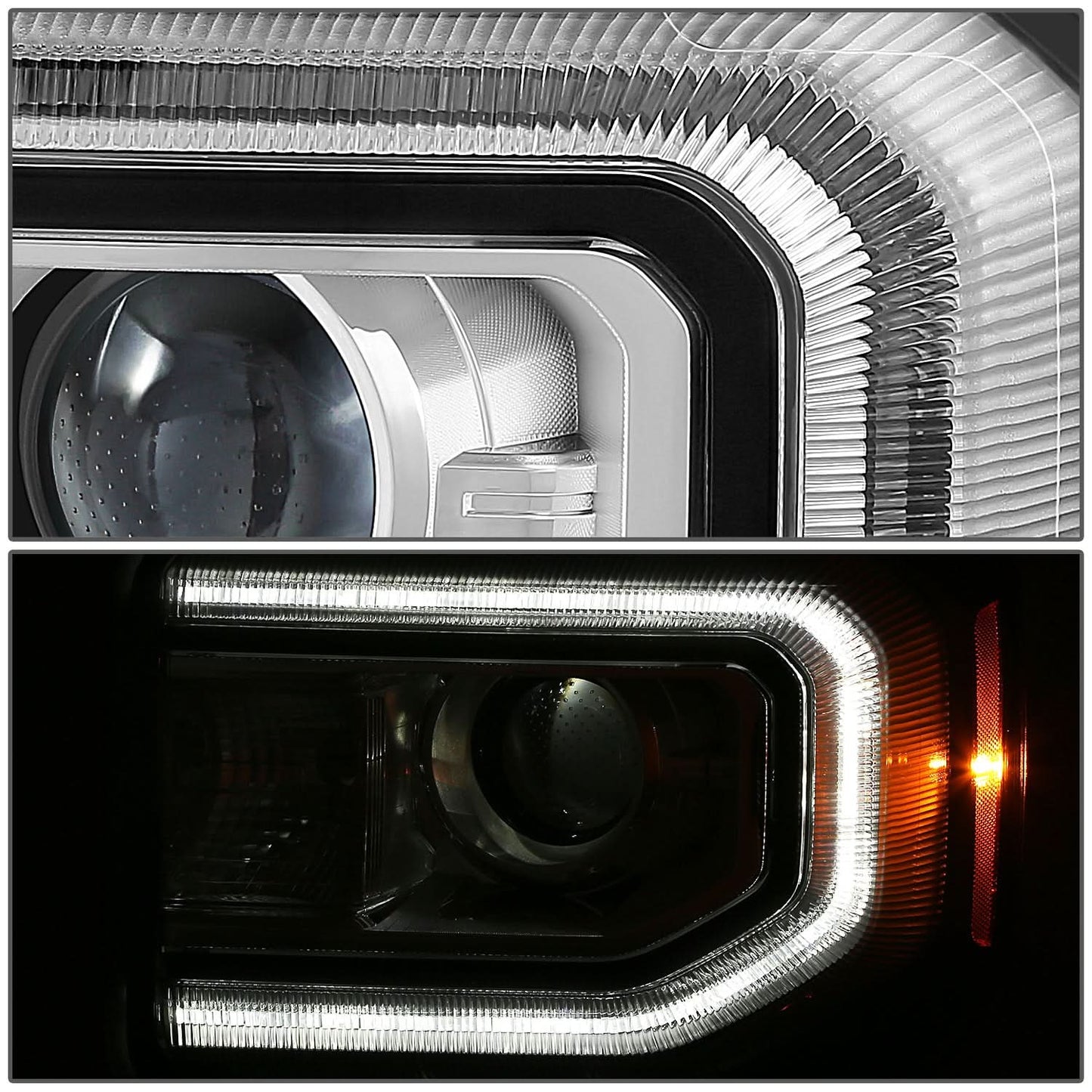 2016-2019 GMC Sierra 1500 OE Style HID DRL Headlight - Left