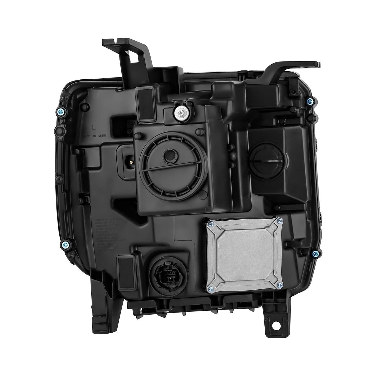 2016-2019 GMC Sierra 1500 OE Style HID DRL Headlights Black Housing