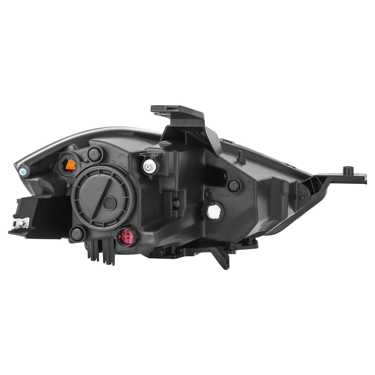 2013-2016 Dodge Dart OE Style Black Housing Headlights - Left