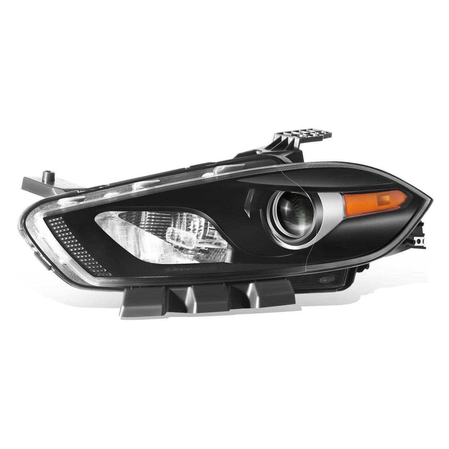 2013-2016 Dodge Dart OE Style Black Housing Headlights - Left