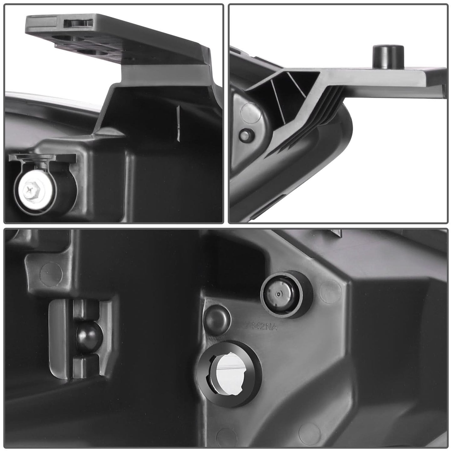 2013-2016 Dodge Dart OE Style Headlights - Black Housing Clear Reflector