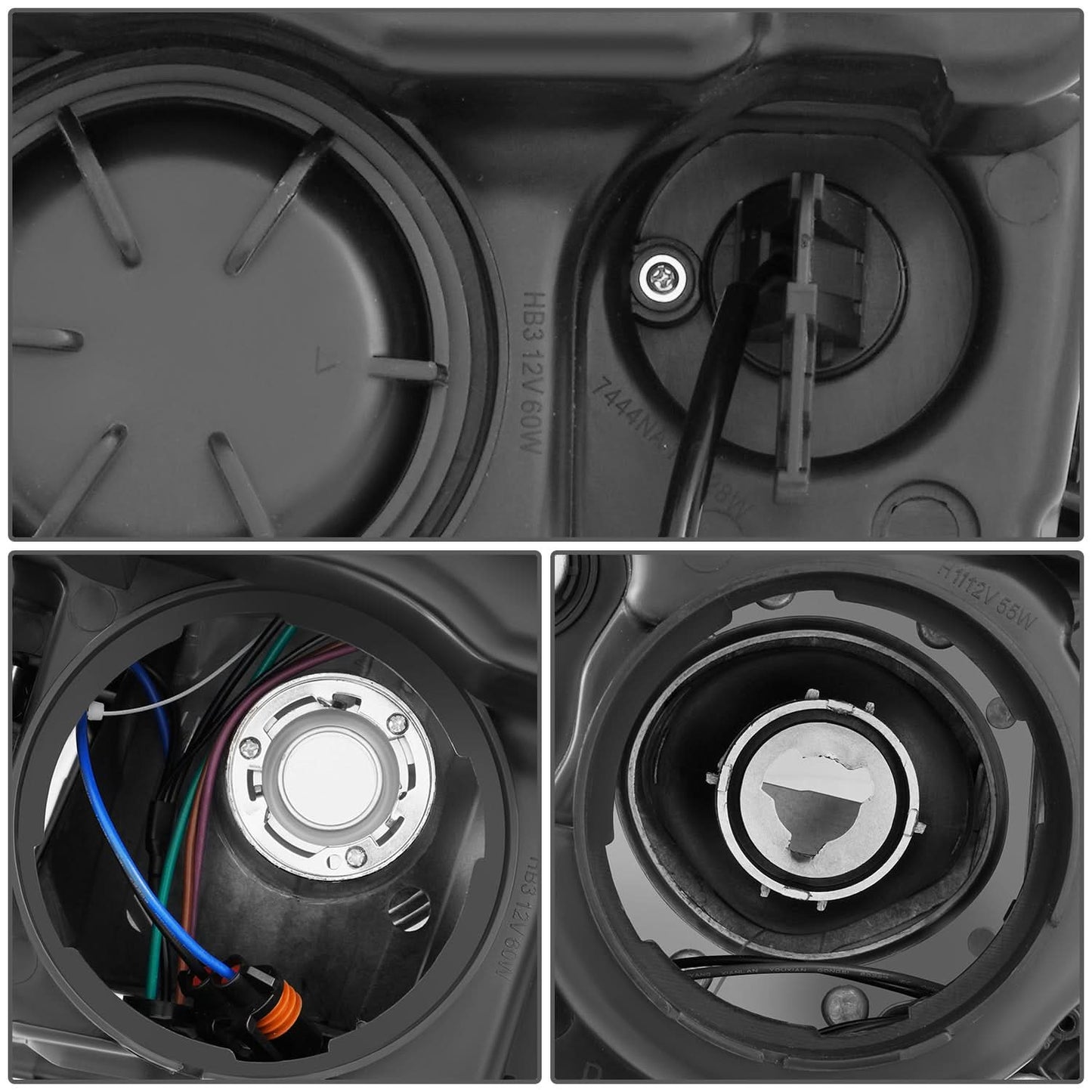 2010-2016 Cadillac SRX OE Style Headlights - Left and Right Set