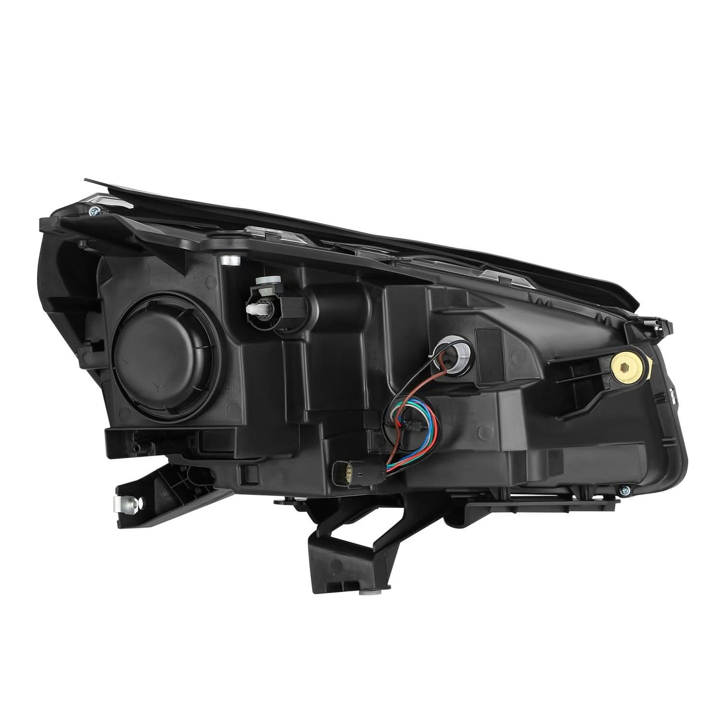 2013-2016 GMC Acadia Projector Headlights - Left Side Black Housing