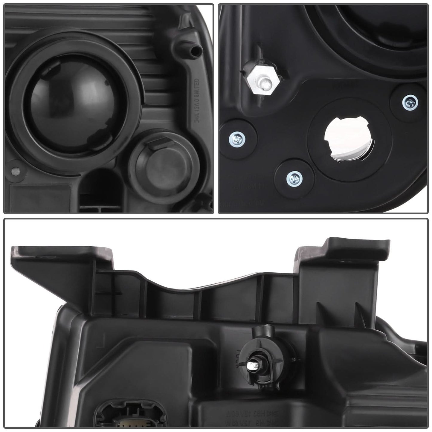 2015-2017 Ford Expedition OE Style Right Headlight - Black Housing