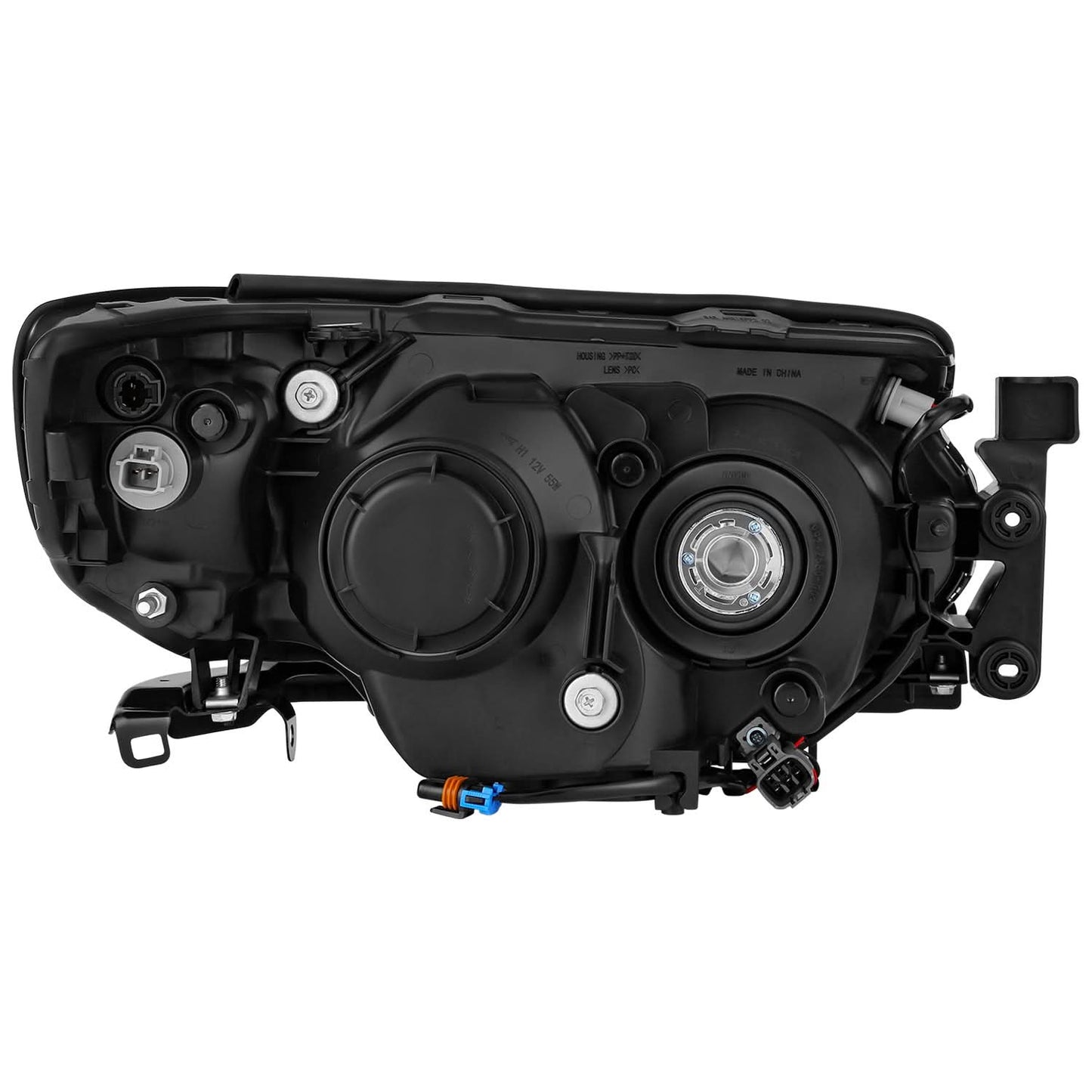 2006-2008 Subaru Forester OE Style Headlights Chrome Housing