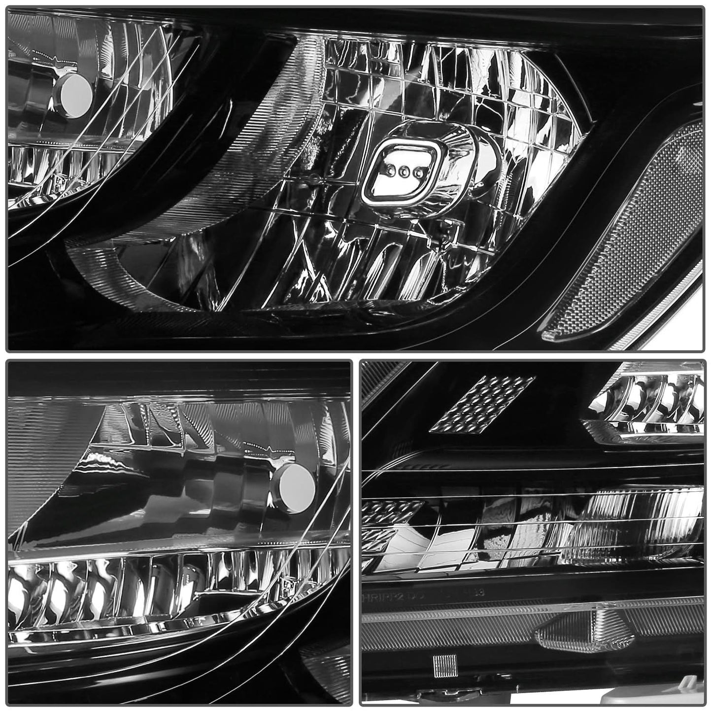 2013-2016 Nissan Pathfinder OE Style Headlights - Black Housing