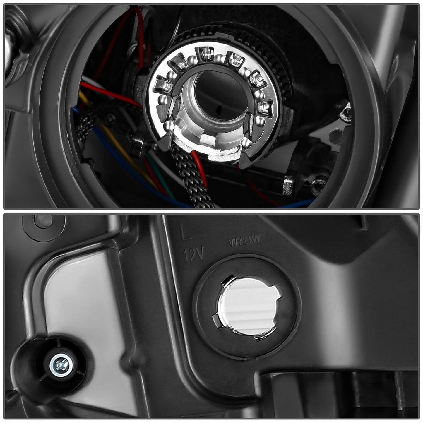 2016-2022 Chevrolet Camaro Projector Headlights - Left Side Black